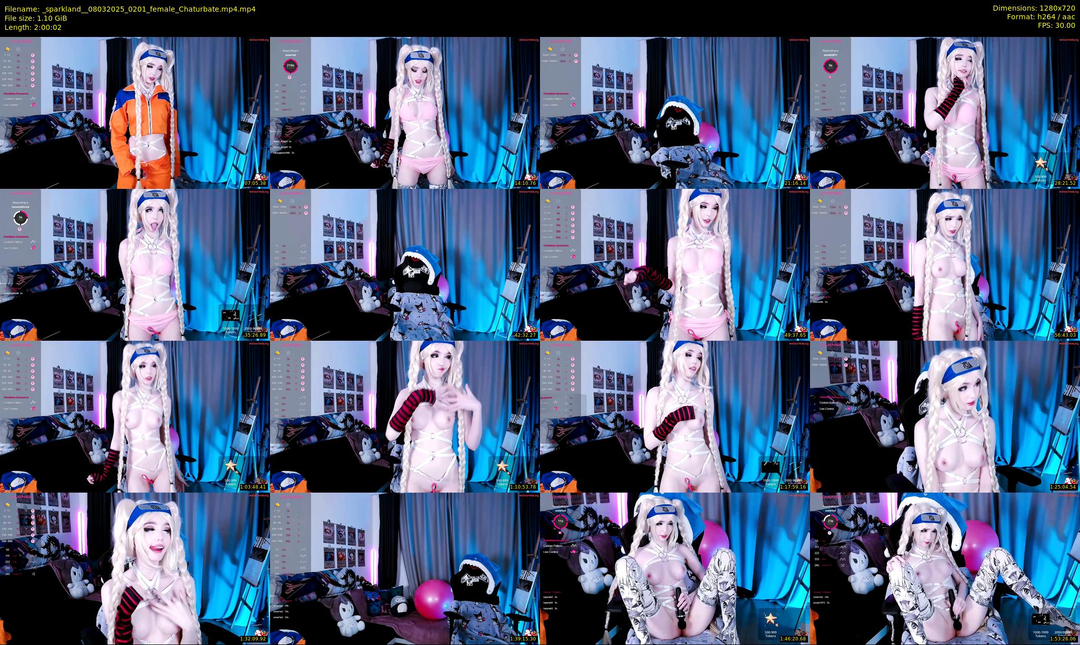 _sparkland_ — 121 minute Chaturbate female cam show recording, 720p, Mar 8, 2025