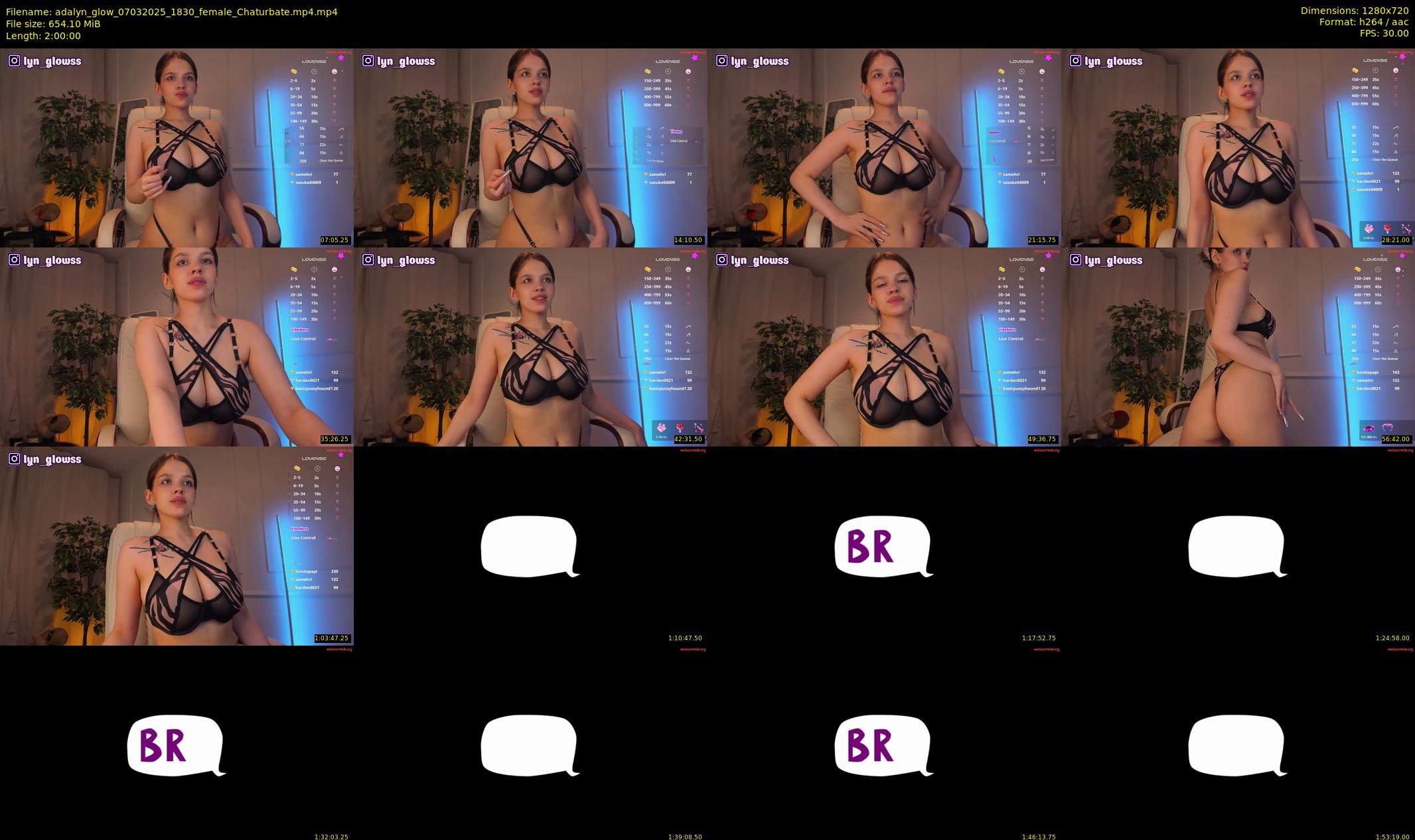 adalyn_glow — 120 minute Chaturbate female cam show recording, 720p, Mar 7, 2025