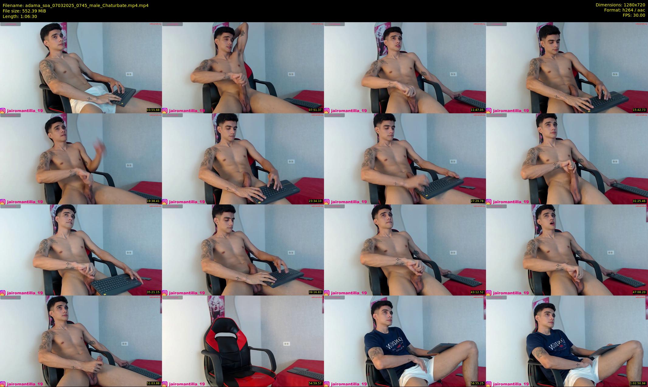 adama_soa — 67 minute Chaturbate male cam show recording, 720p, Mar 7, 2025