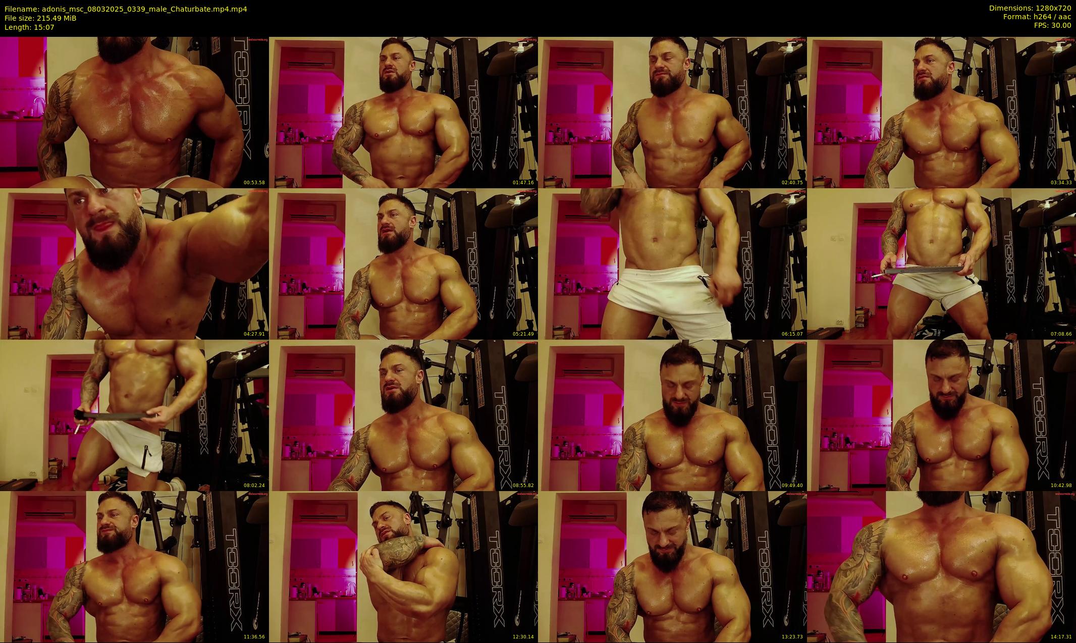 adonis_msc — 16 minute Chaturbate male cam show recording, 720p, Mar 8, 2025