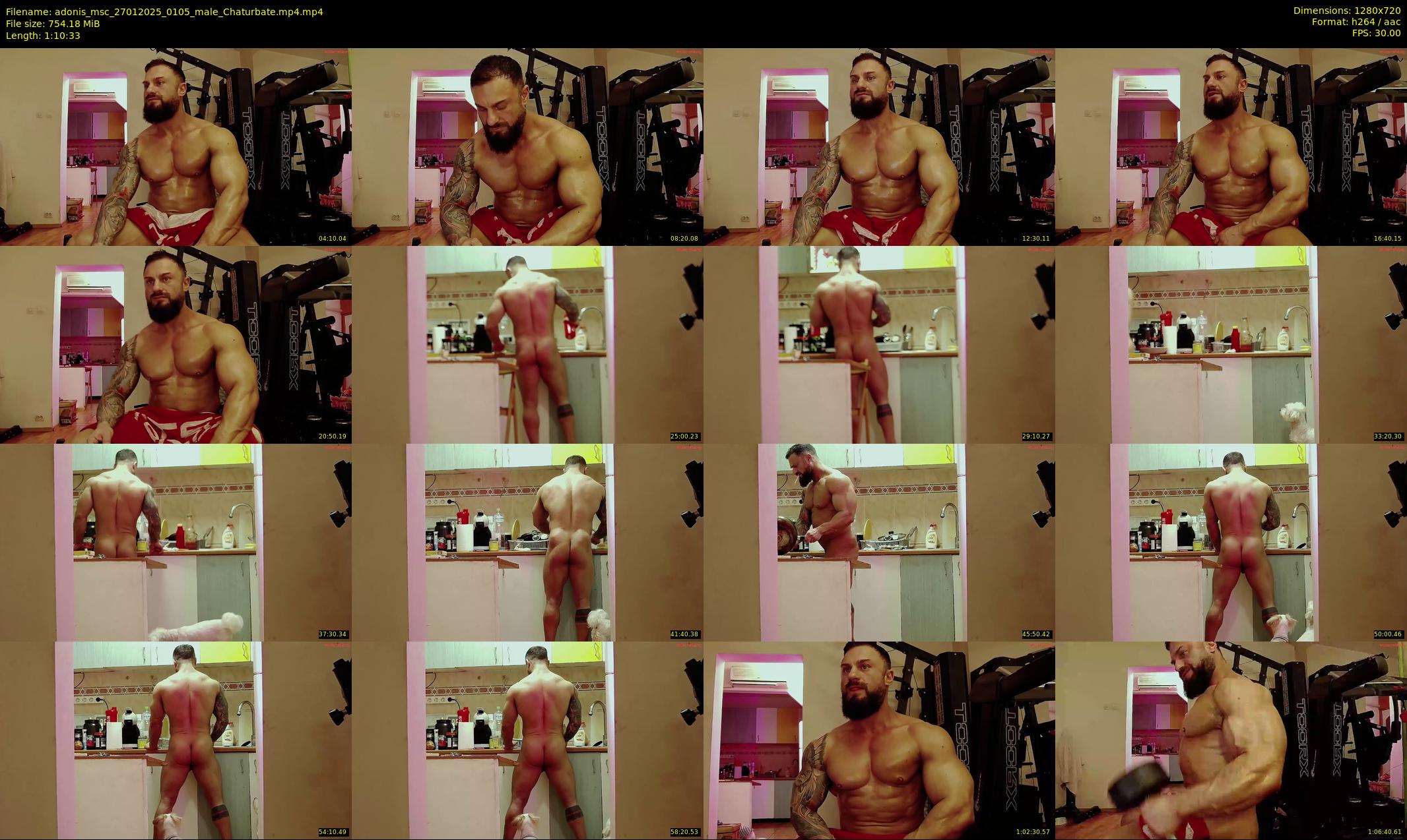 adonis_msc — 71 minute Chaturbate male cam show recording, 720p, Jan 27, 2025