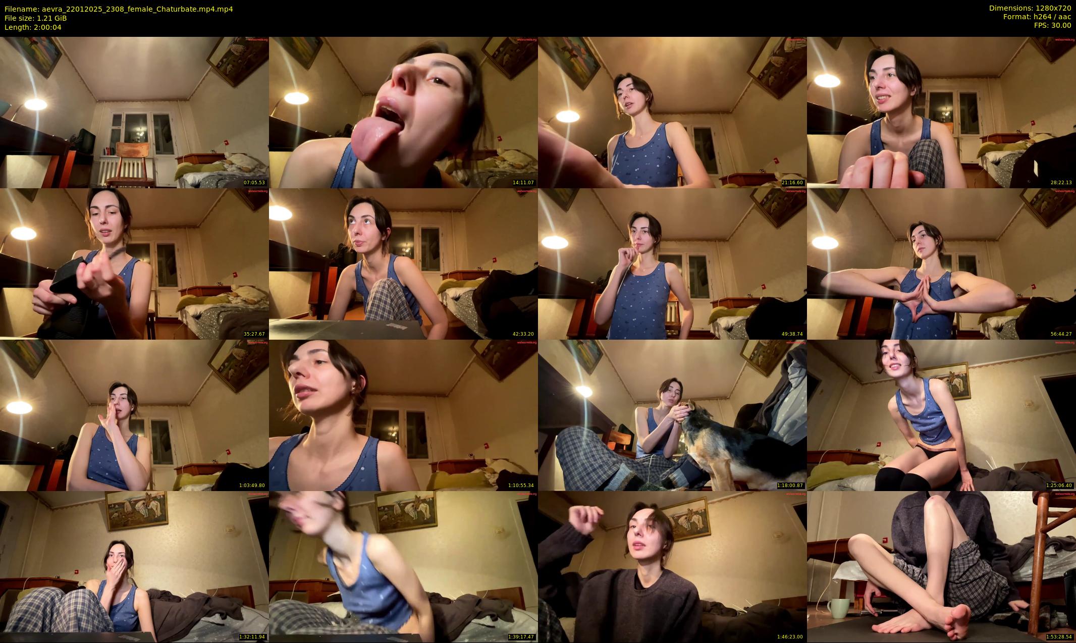 aevra — 121 minute Chaturbate female cam show recording, 720p, Jan 22, 2025