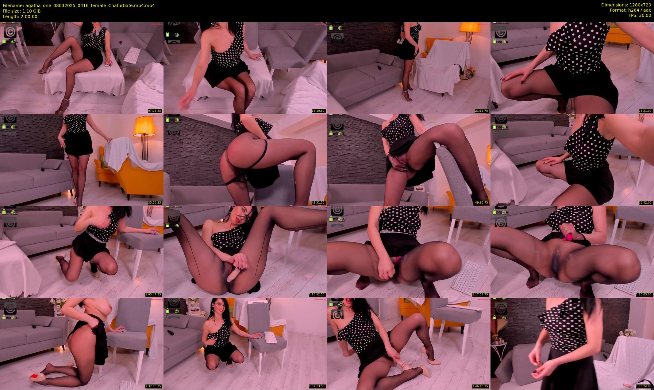 agatha_one — 120 minute Chaturbate female cam show recording, 720p, Mar 8, 2025