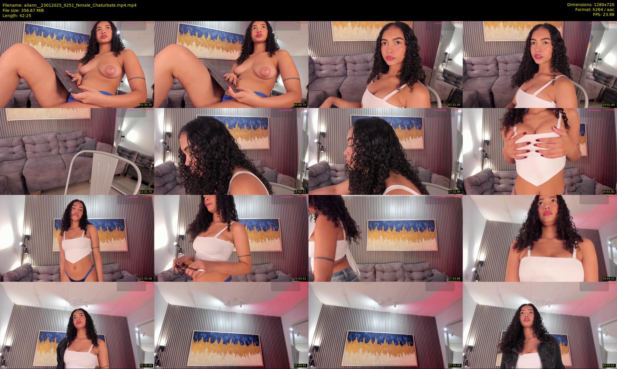 ailann_ — 43 minute Chaturbate female cam show recording, 720p, Jan 23, 2025