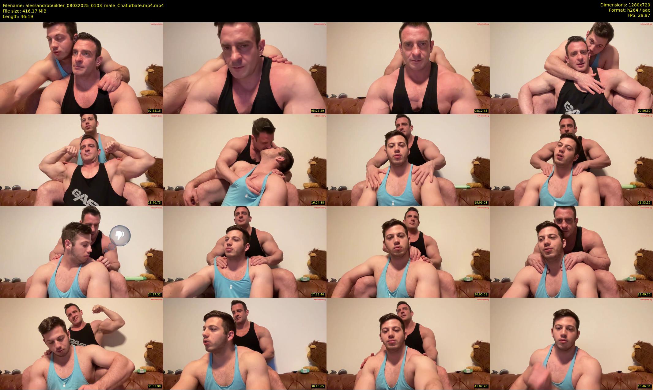 alessandrobuilder — 47 minute Chaturbate couple cam show recording, 720p, Mar 8, 2025