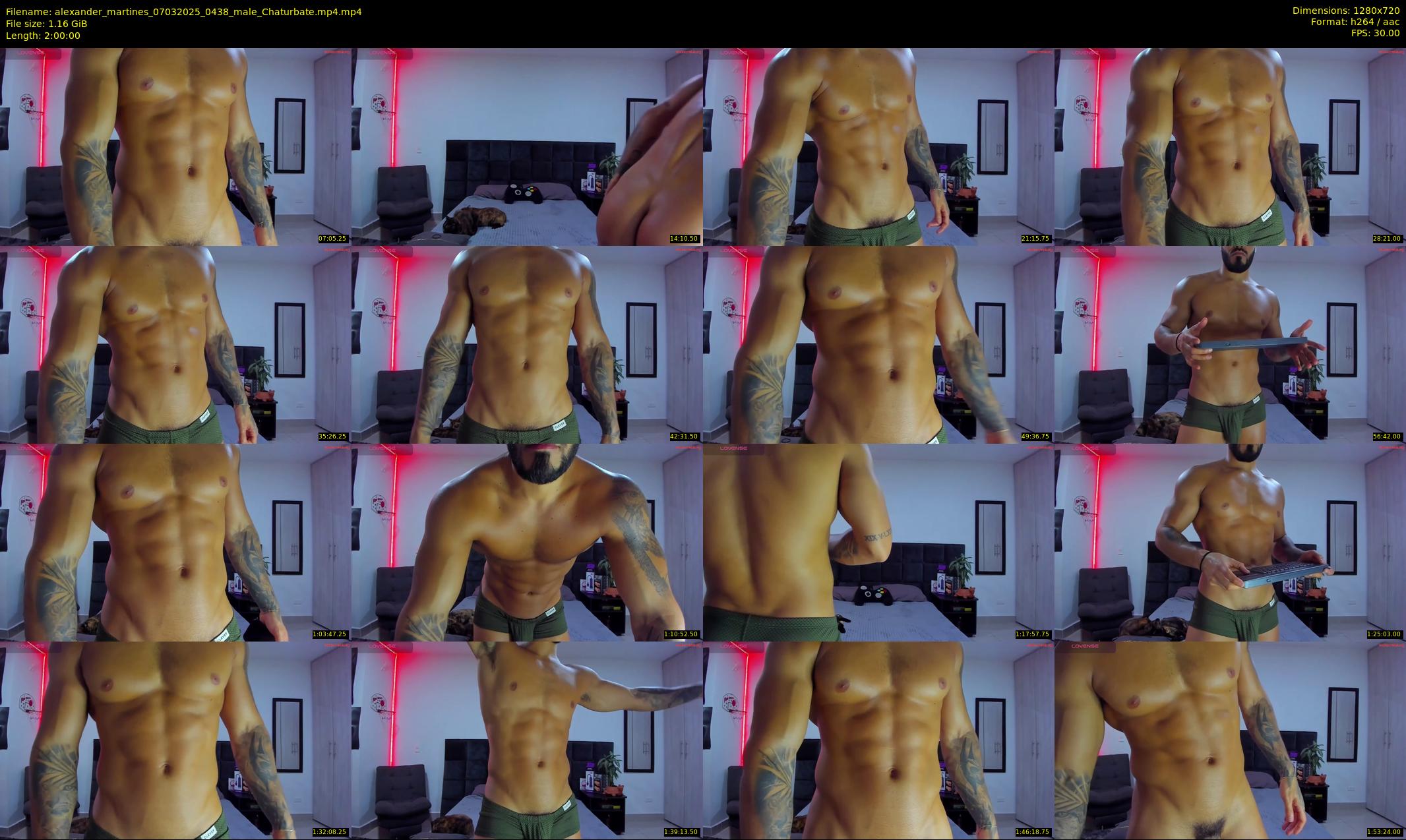 alexander_martines — 120 minute Chaturbate male cam show recording, 720p, Mar 7, 2025