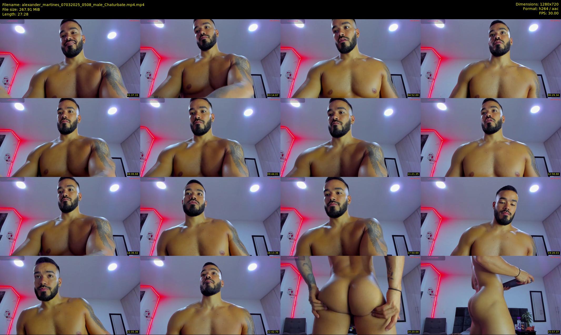 alexander_martines — 28 minute Chaturbate male cam show recording, 720p, Mar 7, 2025