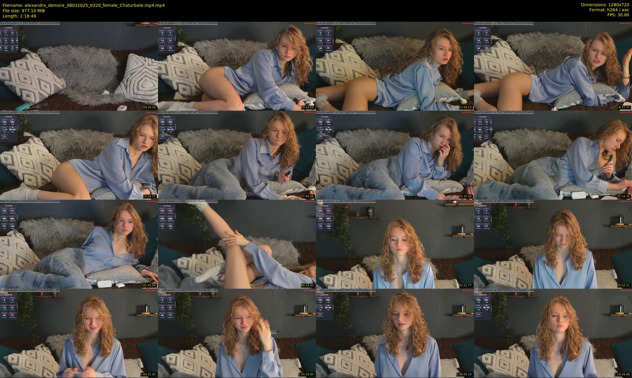 alexandra_demore — 79 minute Chaturbate female cam show recording, 720p, Mar 8, 2025