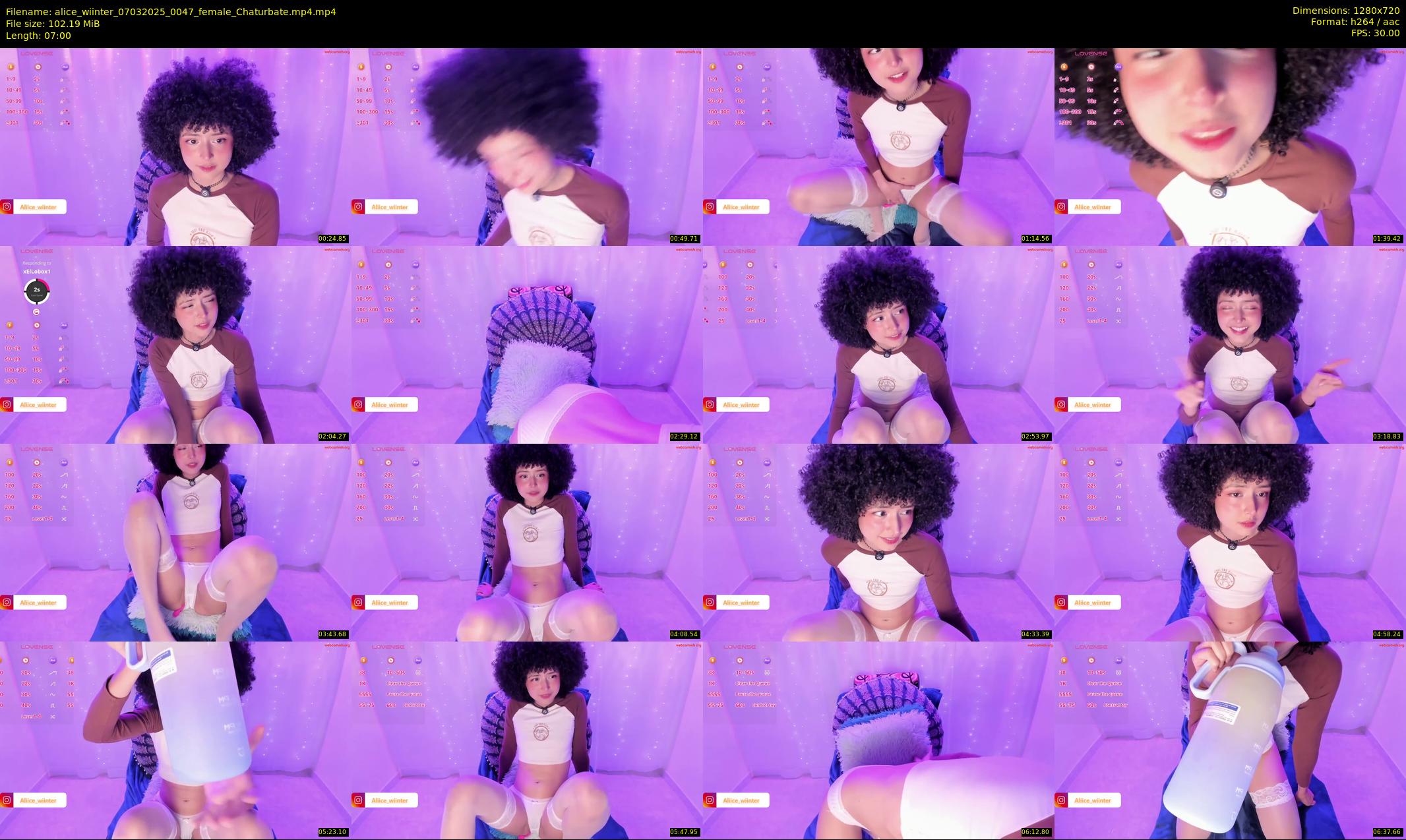 alice_wiinter — 7 minute Chaturbate female cam show recording, 720p, Mar 7, 2025