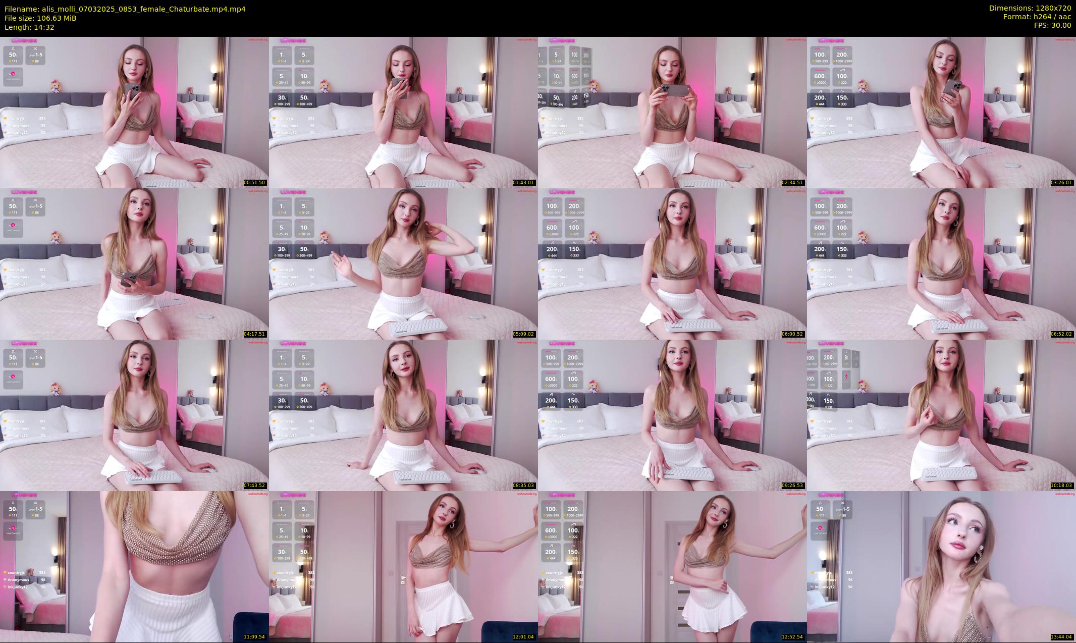 alis_molli — 15 minute Chaturbate female cam show recording, 720p, Mar 7, 2025