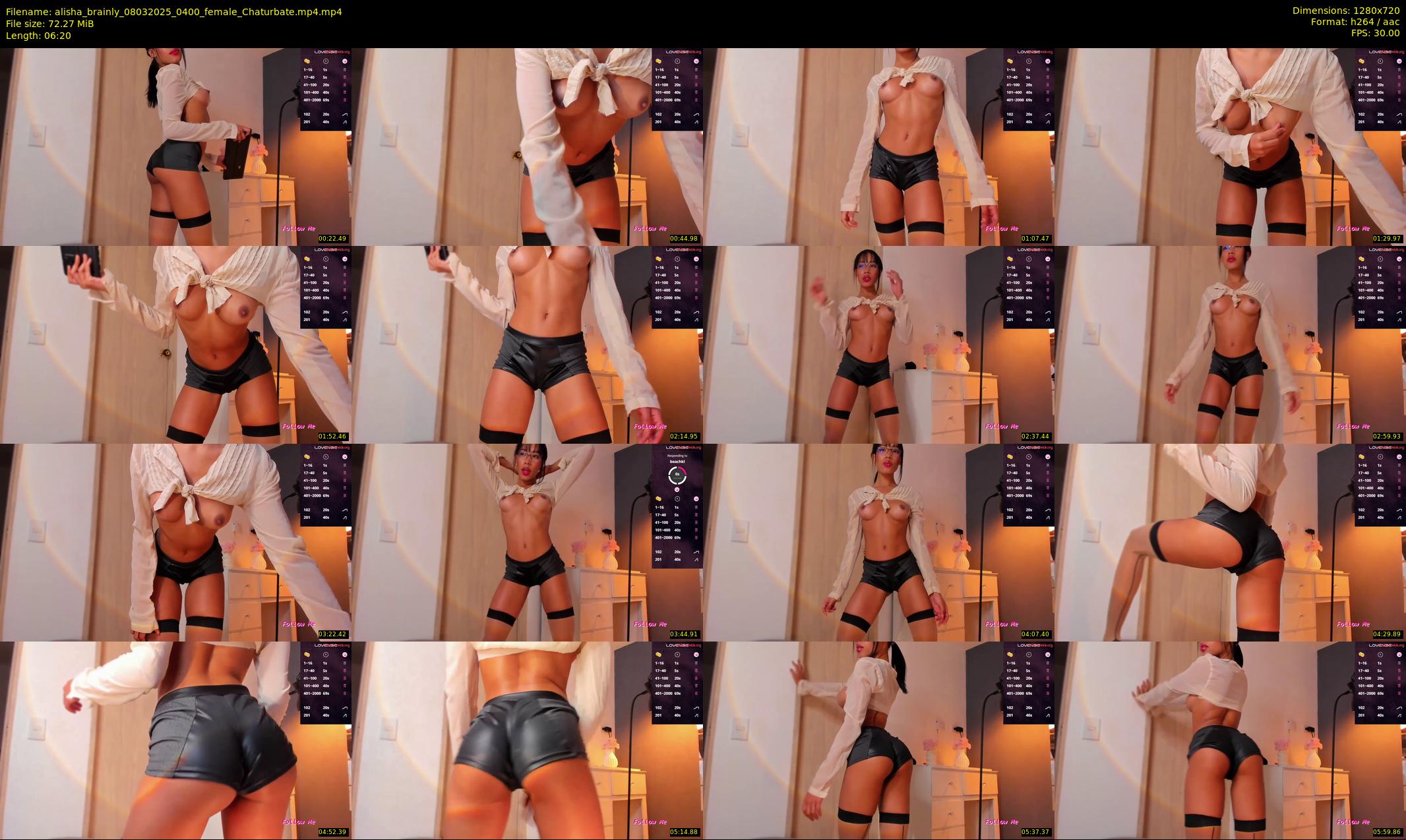 alisha_brainly — 7 minute Chaturbate female cam show recording, 720p, Mar 8, 2025