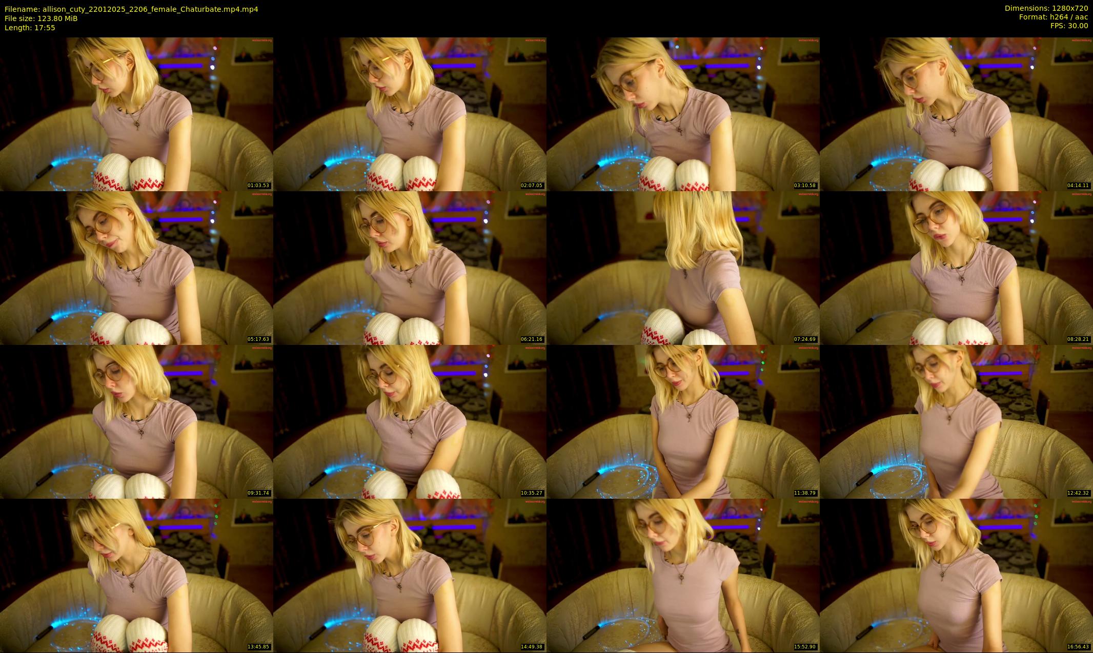 allison_cuty — 18 minute Chaturbate female cam show recording, 720p, Jan 22, 2025