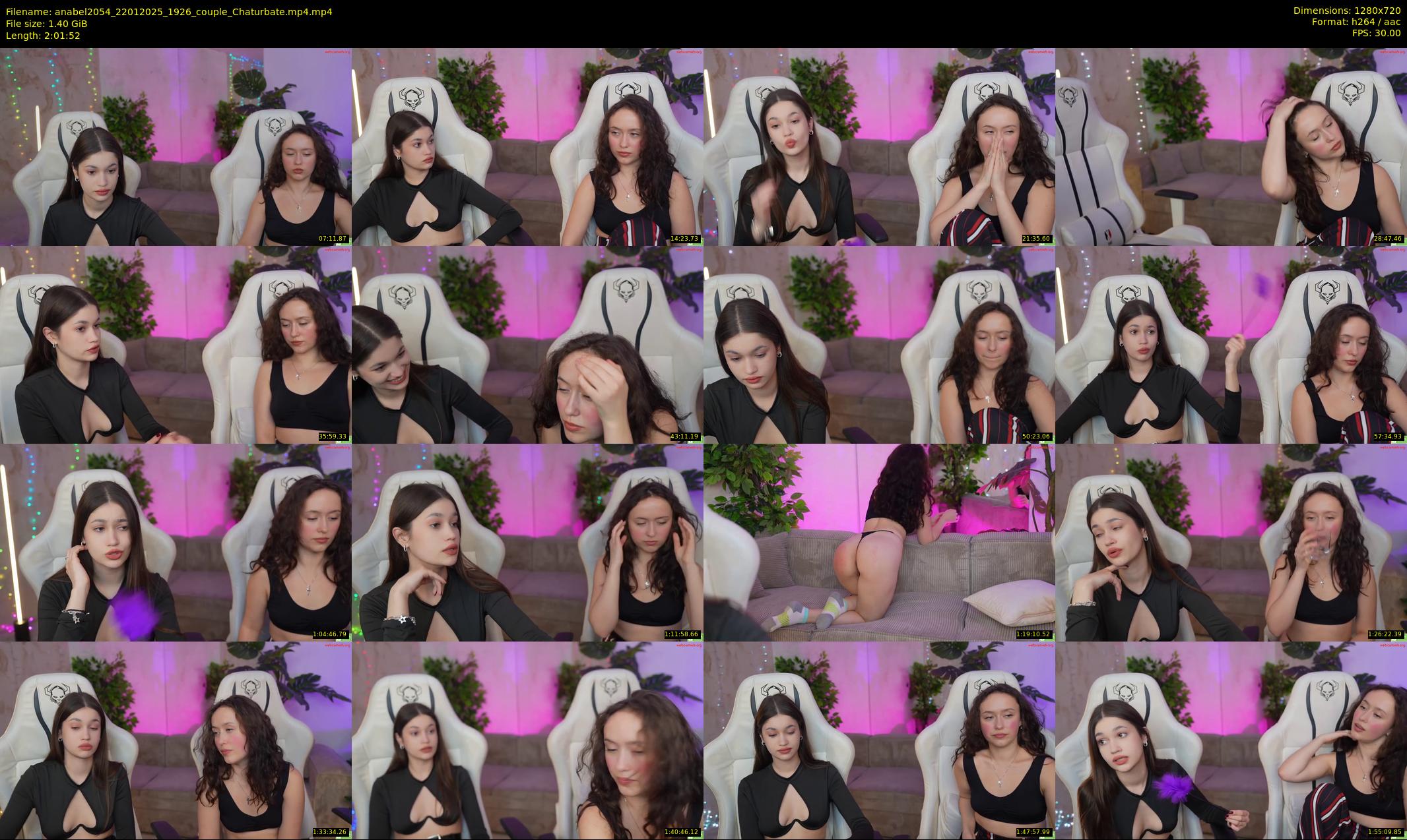anabel2054 — 122 minute Chaturbate female cam show recording, 720p, Jan 22, 2025