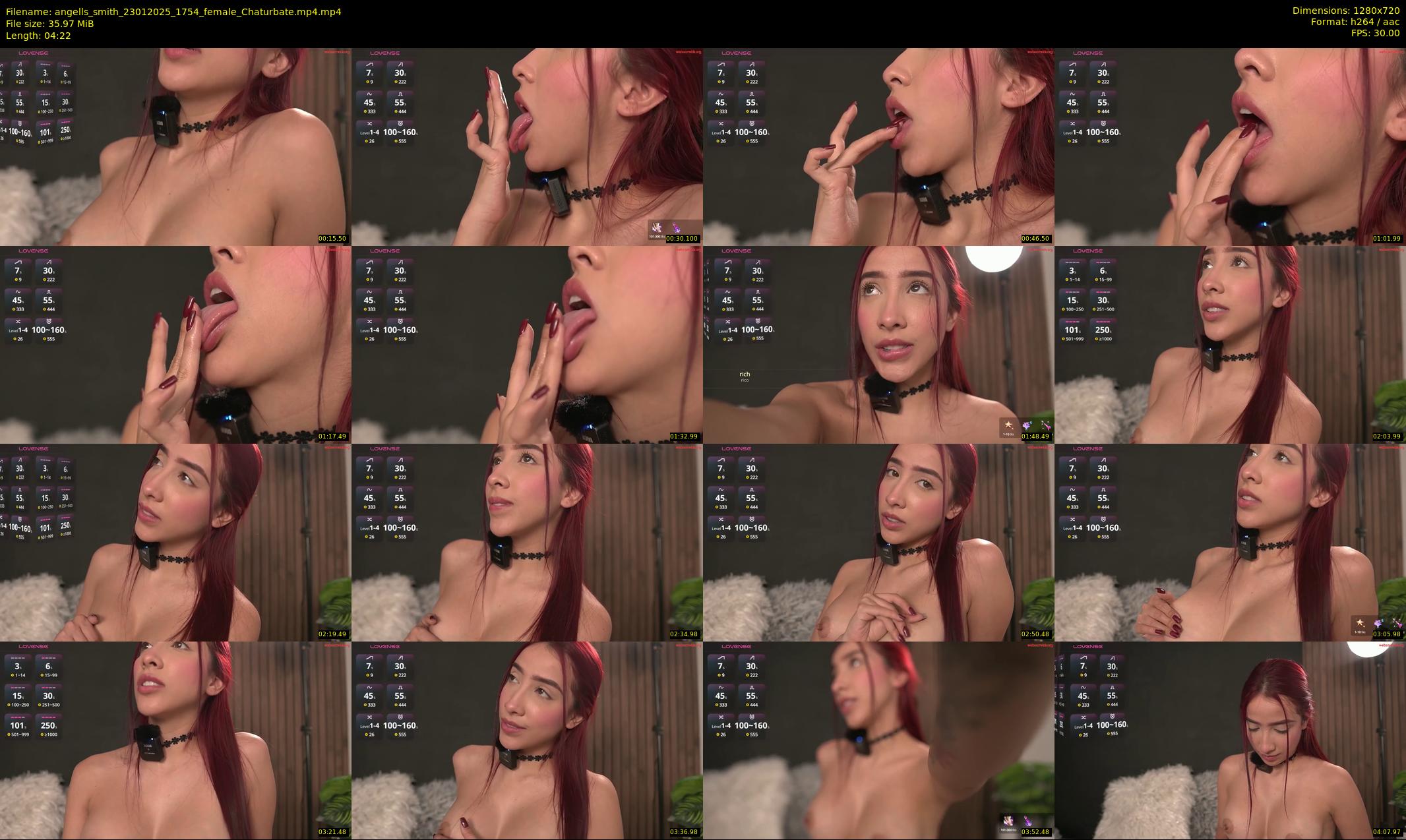 angells_smith — 5 minute Chaturbate female cam show recording, 720p, Jan 23, 2025