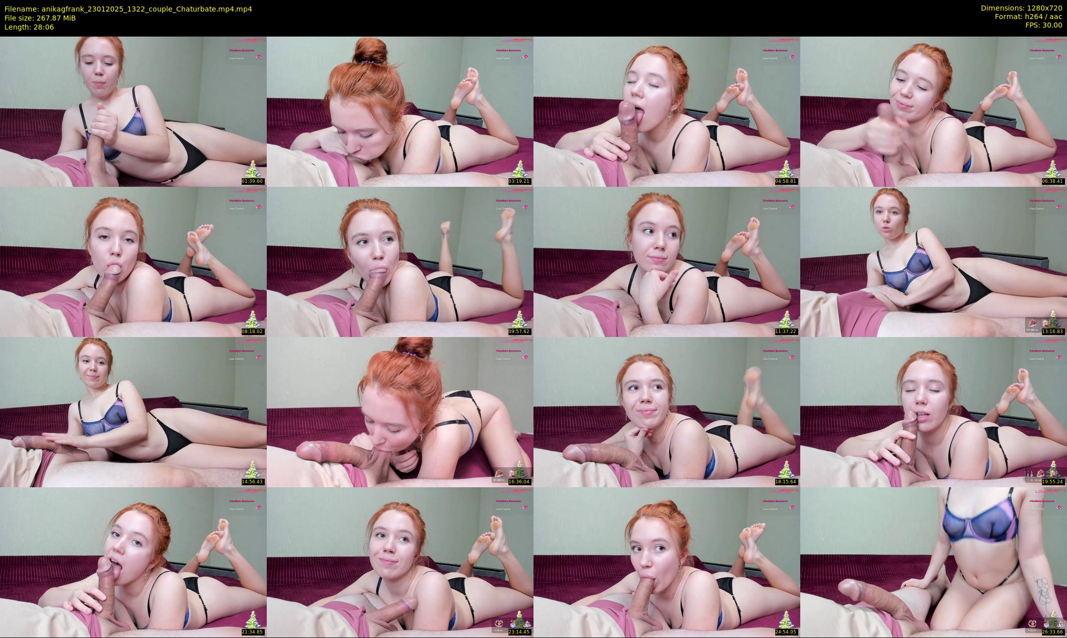 anikagfrank — 29 minute Chaturbate couple cam show recording, 720p, Jan 23, 2025
