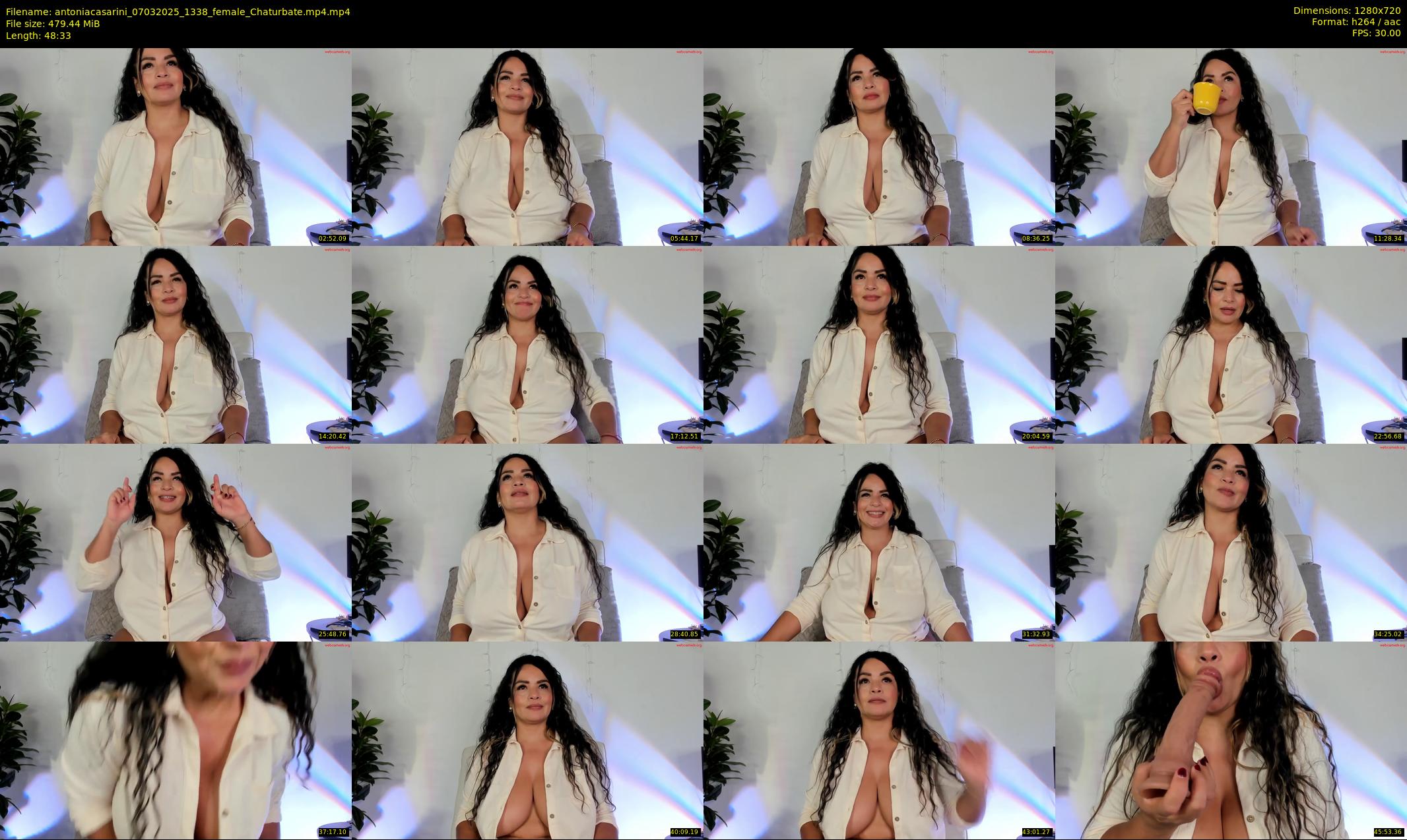 antoniacasarini — 49 minute Chaturbate female cam show recording, 720p, Mar 7, 2025