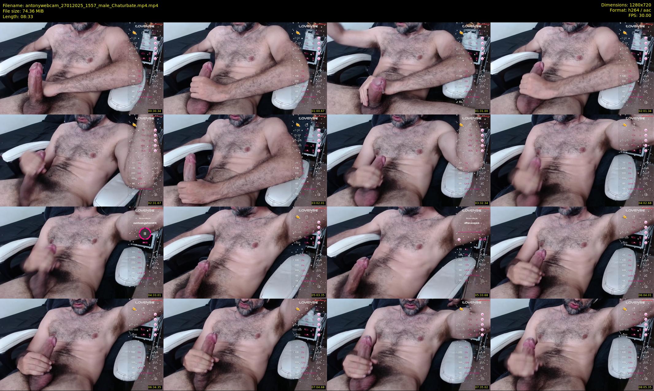 antonywebcam — 9 minute Chaturbate male cam show recording, 720p, Jan 27, 2025