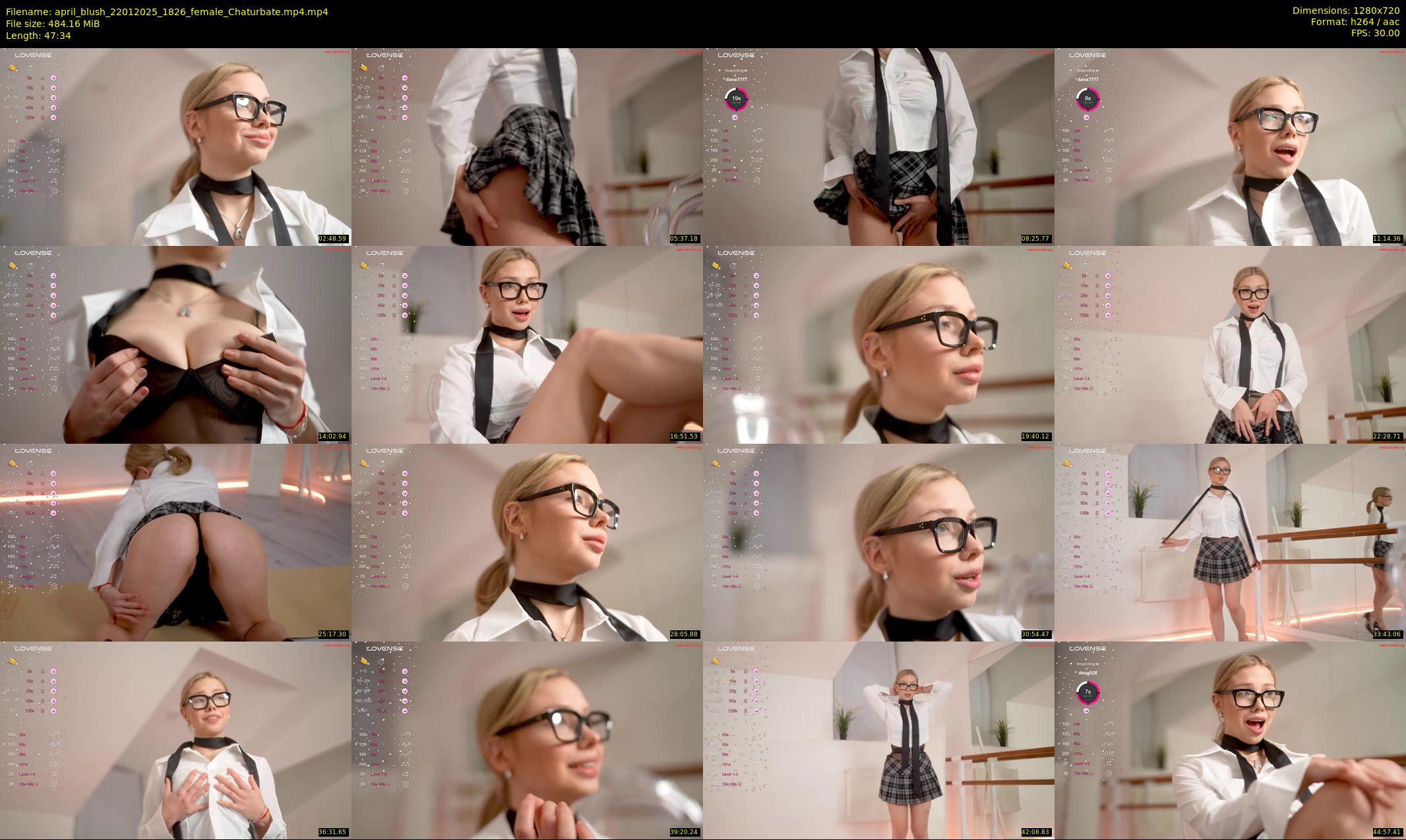 april_blush — 48 minute Chaturbate female cam show recording, 720p, Jan 22, 2025