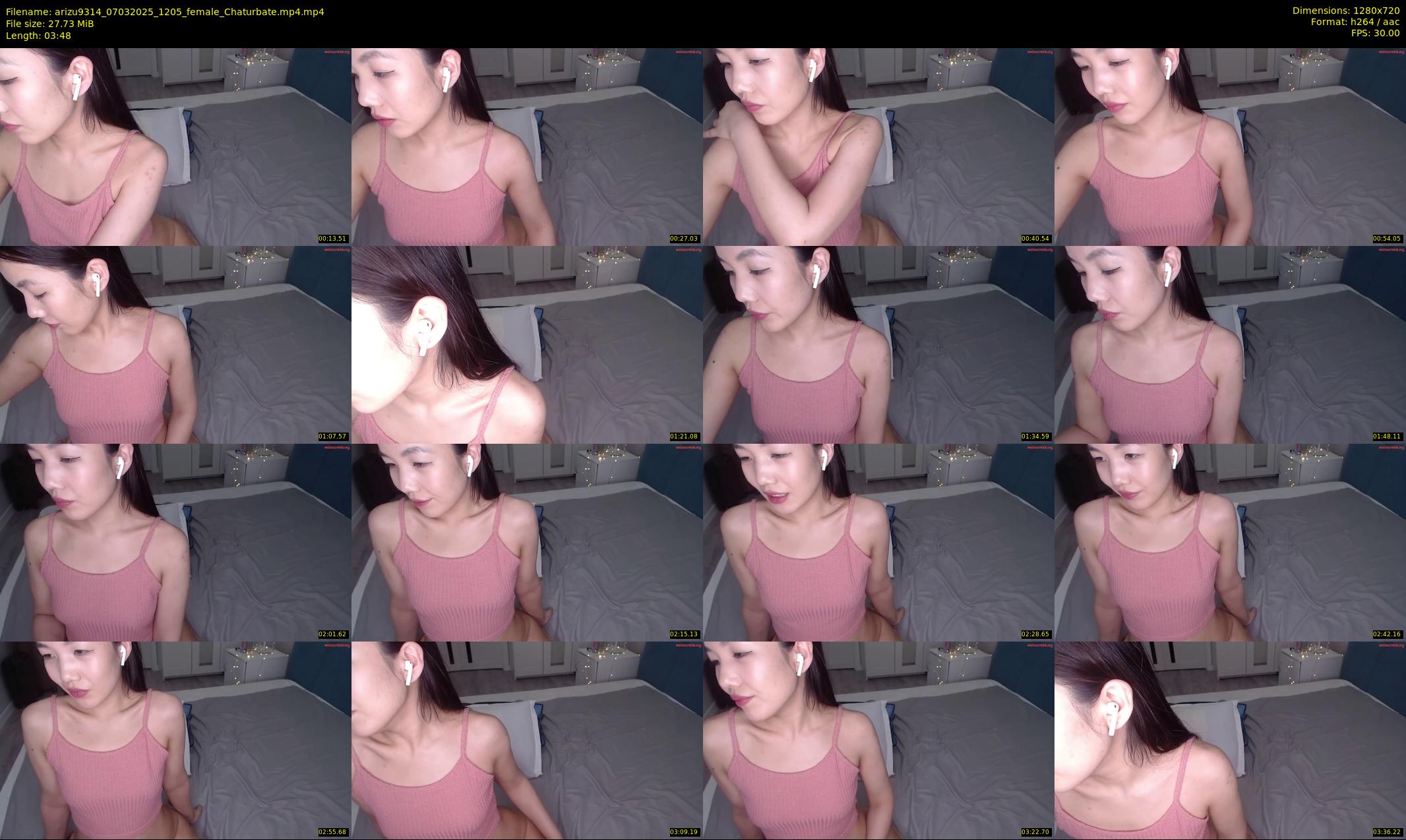 arizu9314 — 4 minute Chaturbate female cam show recording, 720p, Mar 7, 2025