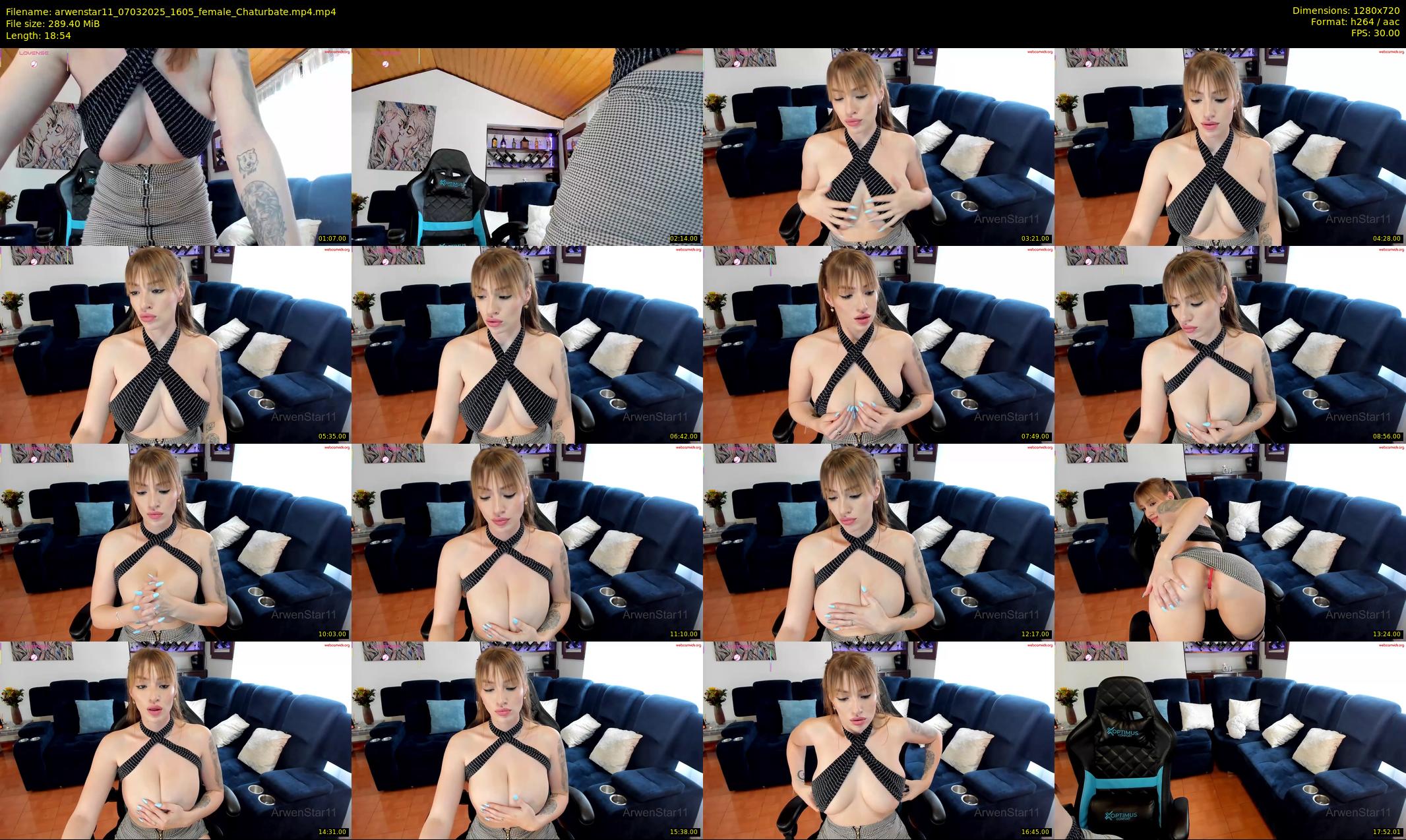 arwenstar11 — 19 minute Chaturbate female cam show recording, 720p, Mar 7, 2025