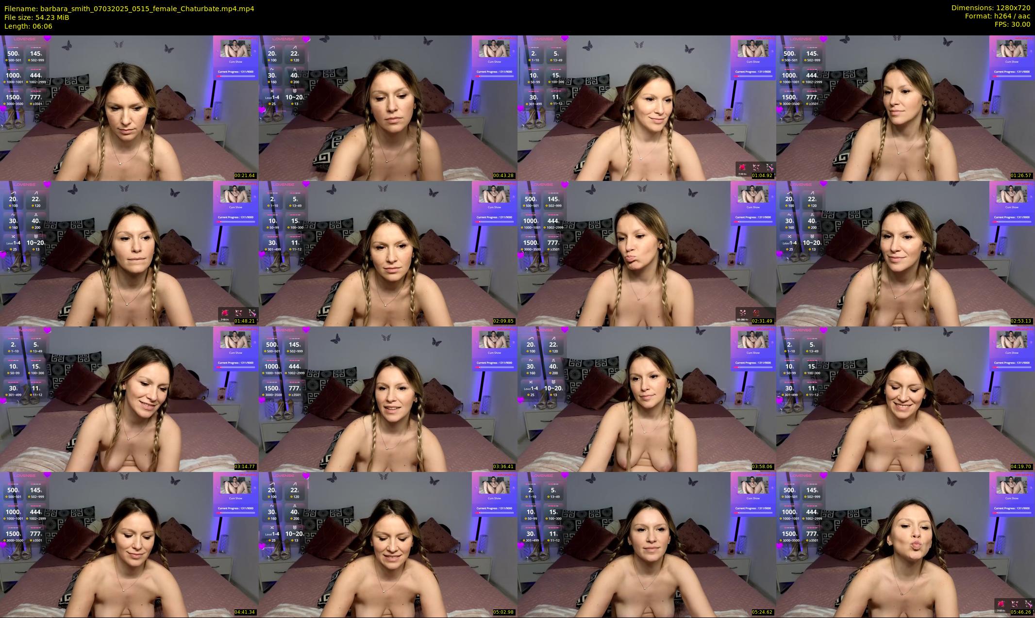 barbara_smith — 7 minute Chaturbate female cam show recording, 720p, Mar 7, 2025