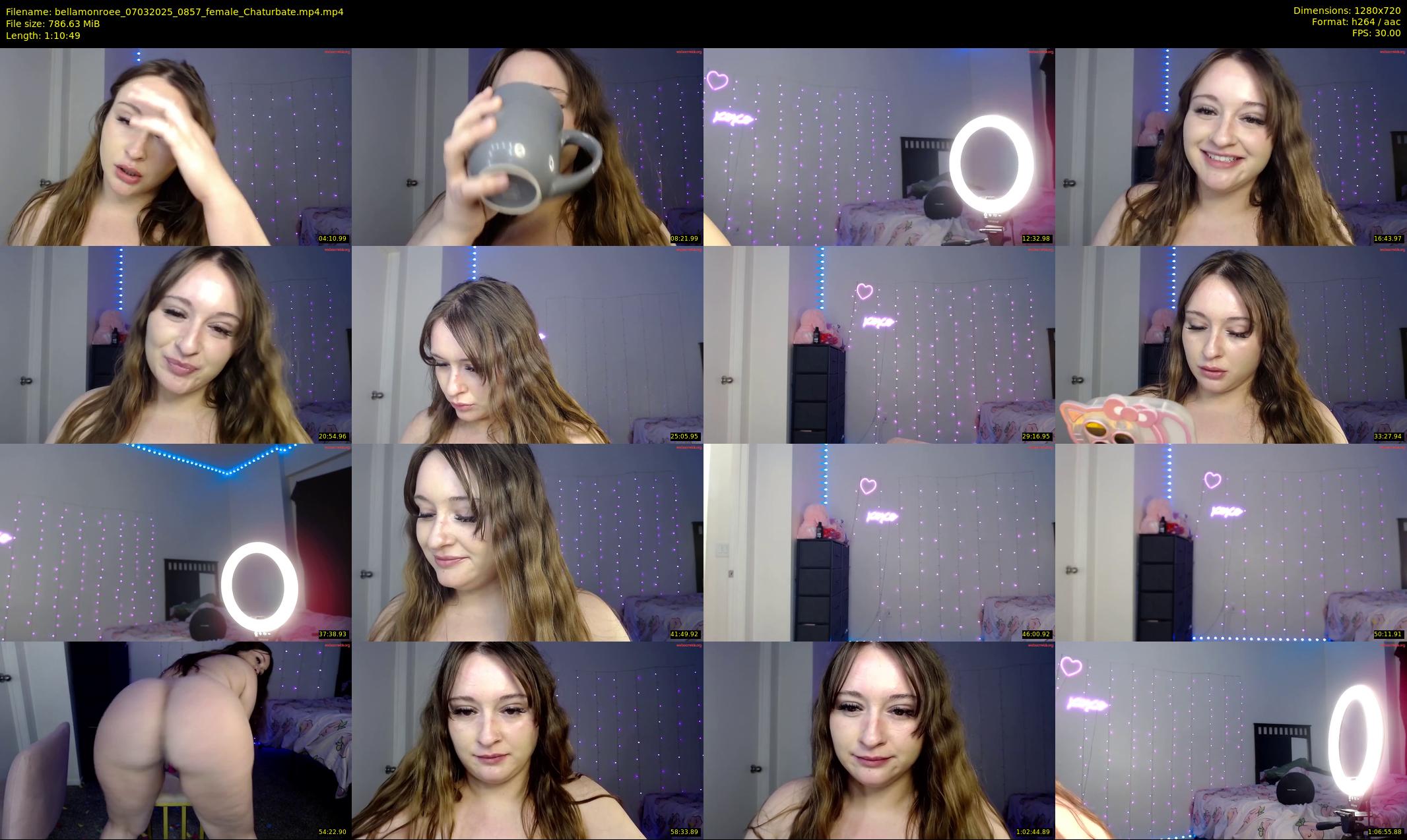 bellamonroee — 71 minute Chaturbate female cam show recording, 720p, Mar 7, 2025