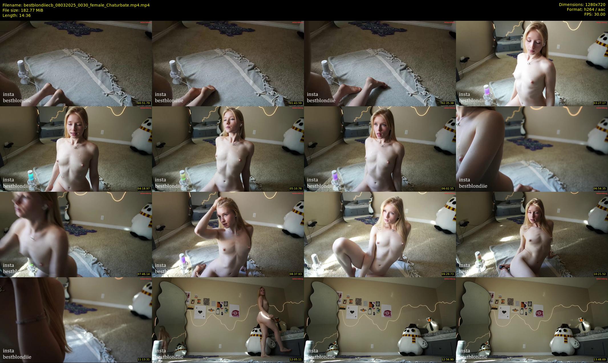 bestblondiiecb — 15 minute Chaturbate female cam show recording, 720p, Mar 8, 2025