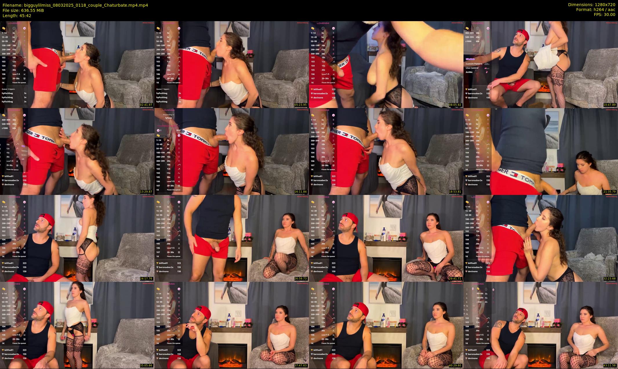 bigguylilmiss — 46 minute Chaturbate couple cam show recording, 720p, Mar 8, 2025