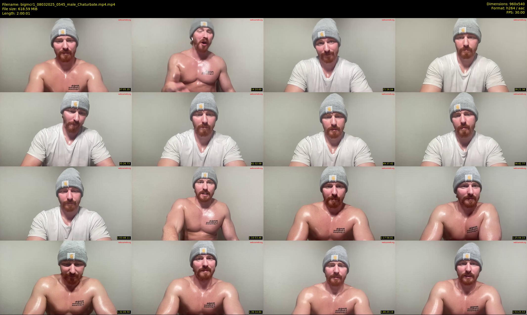 bigmcr1 — 121 minute Chaturbate male cam show recording, 480p, Mar 8, 2025