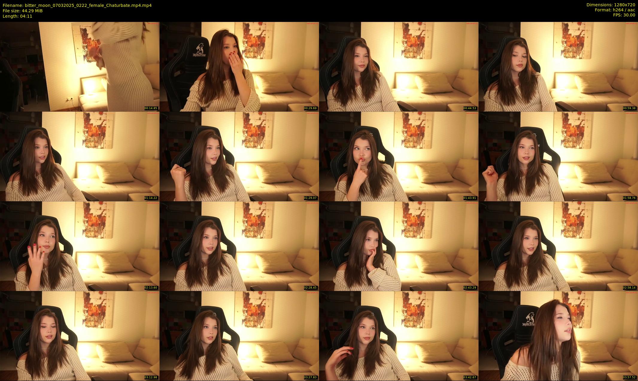 bitter_moon — 5 minute Chaturbate female cam show recording, 720p, Mar 7, 2025