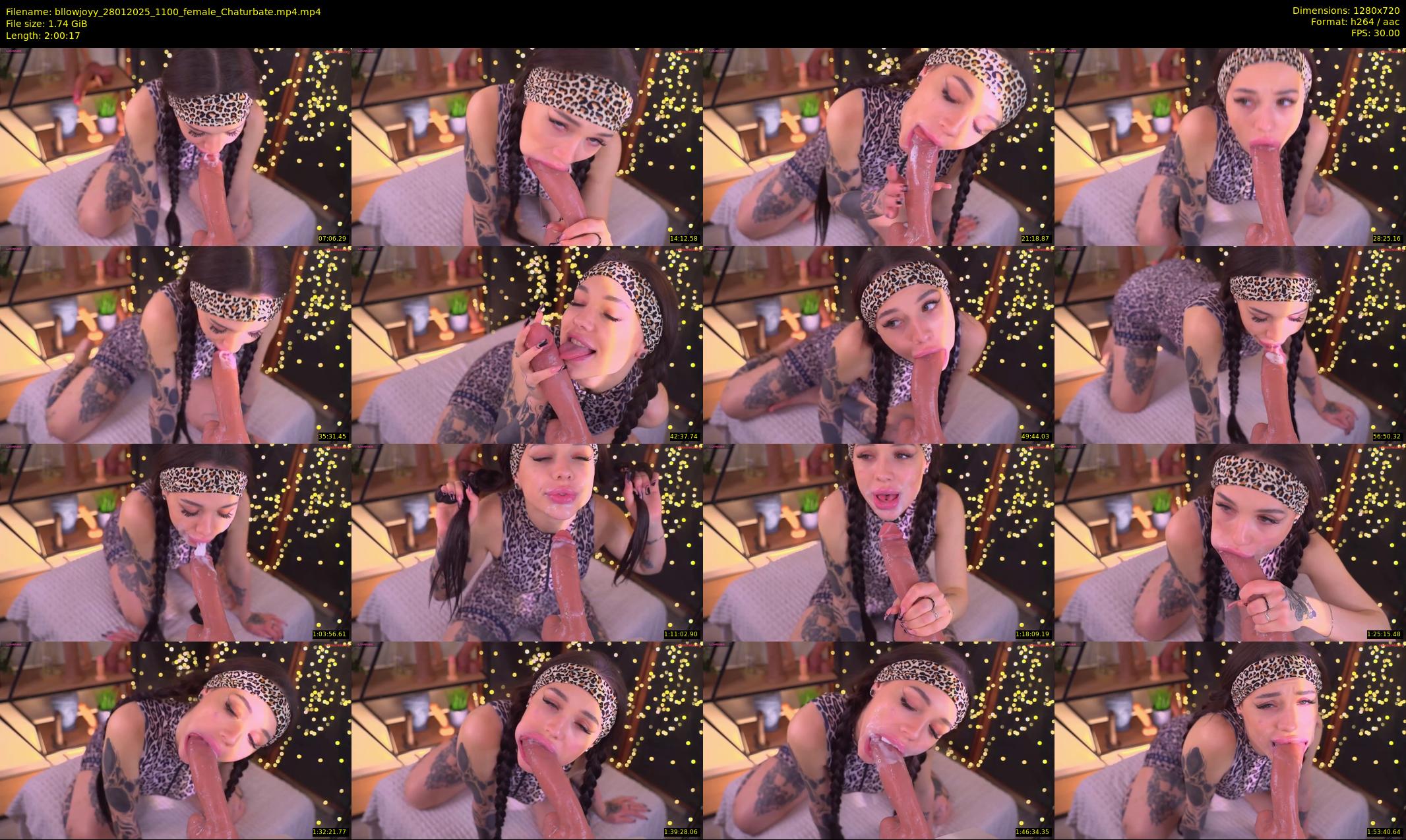 bllowjoyy — 121 minute Chaturbate female cam show recording, 720p, Jan 28, 2025