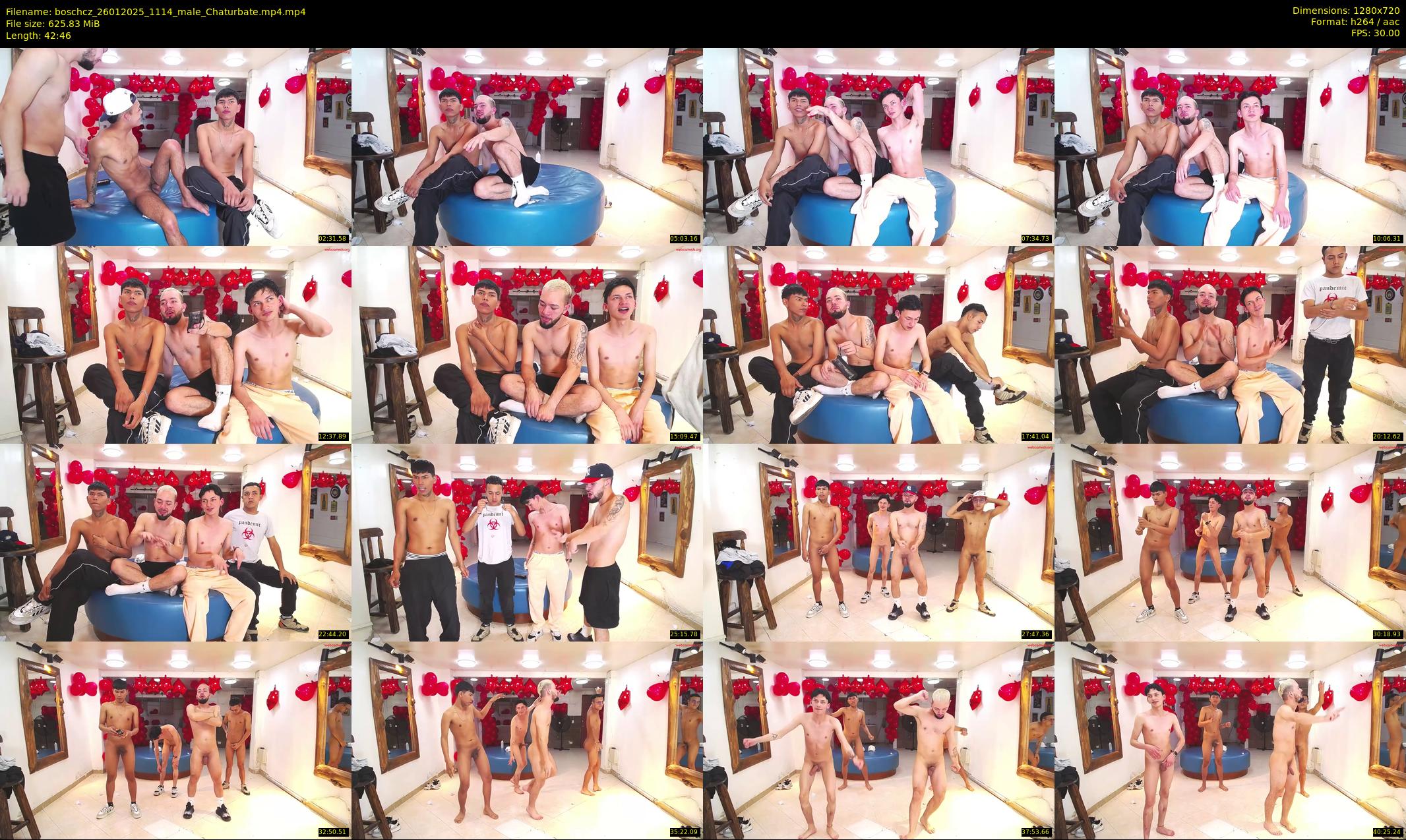 boschcz — 43 minute Chaturbate male cam show recording, 720p, Jan 26, 2025