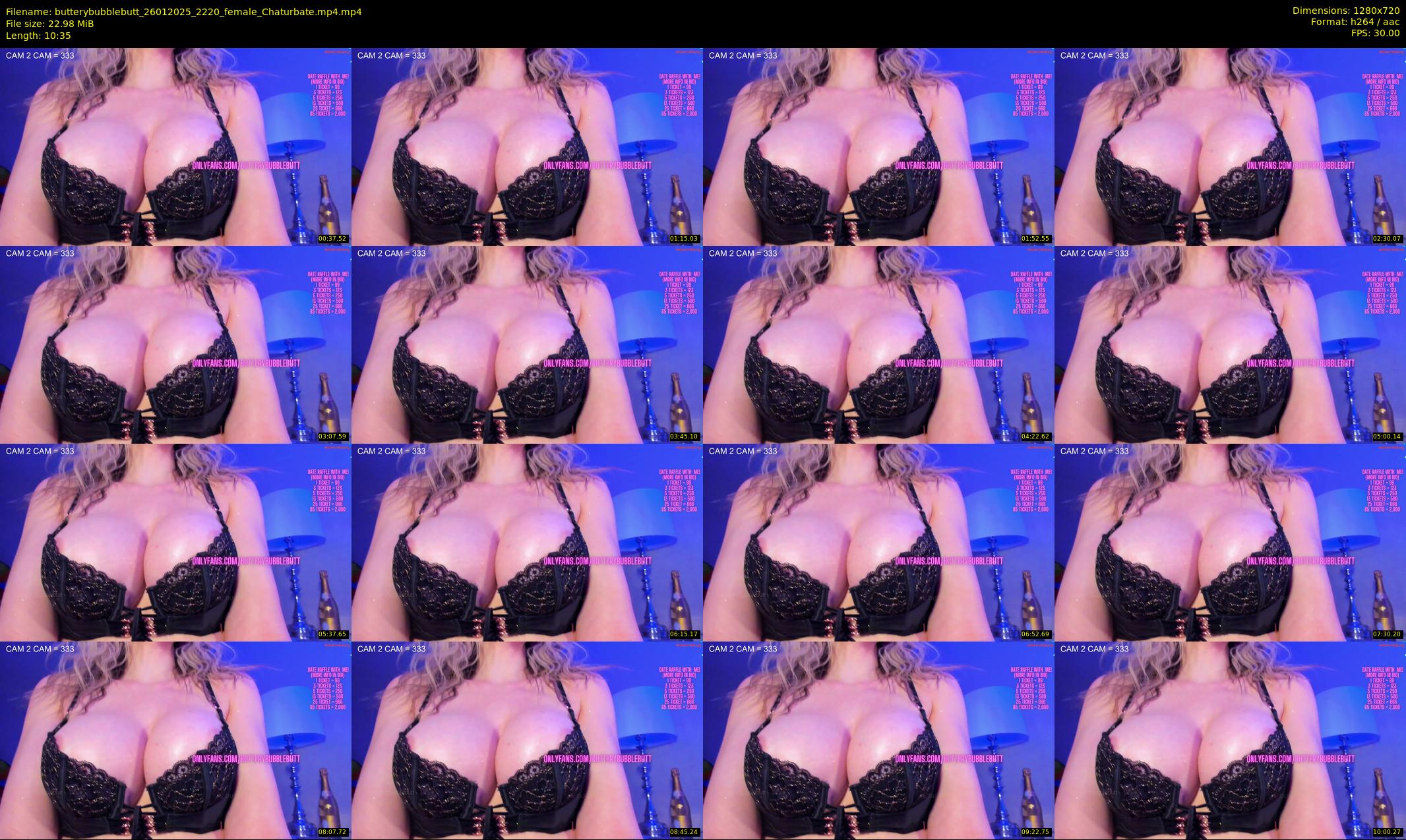 butterybubblebutt — 11 minute Chaturbate couple cam show recording, 720p, Jan 26, 2025