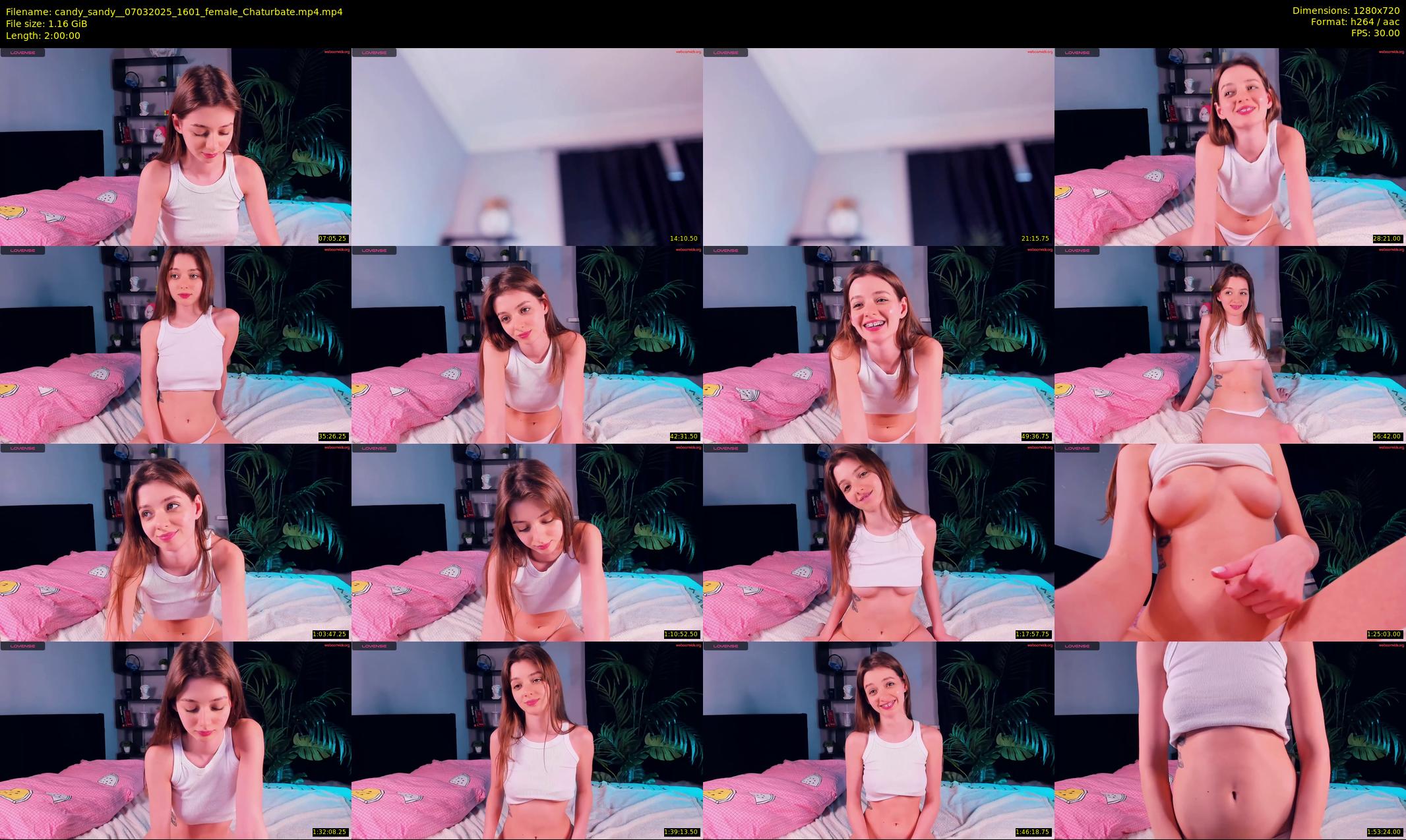 candy_sandy_ — 120 minute Chaturbate female cam show recording, 720p, Mar 7, 2025