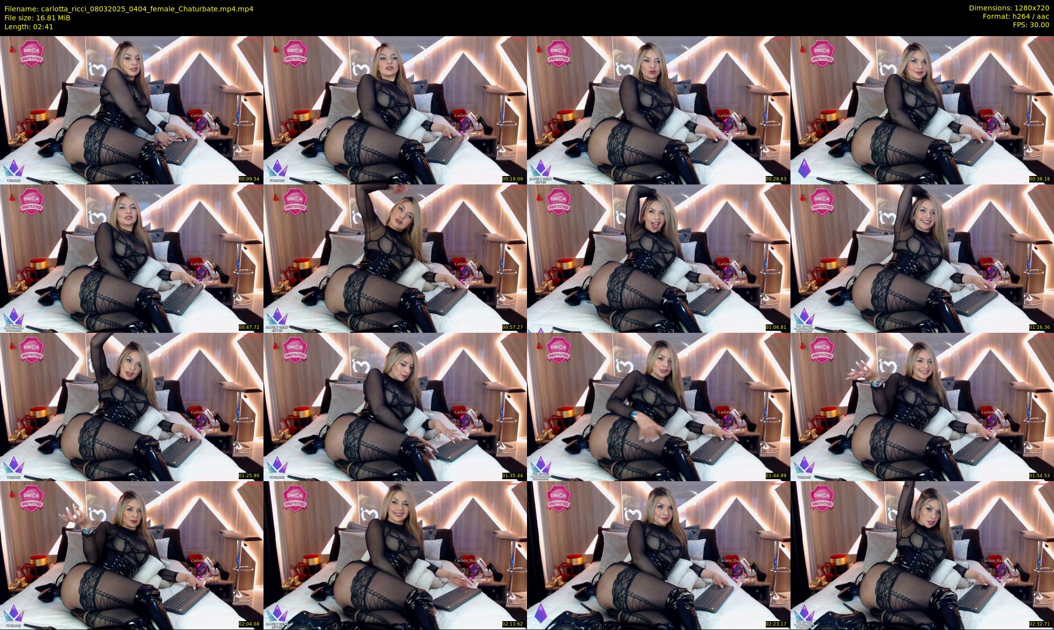 carlotta_ricci — 3 minute Chaturbate female cam show recording, 720p, Mar 8, 2025