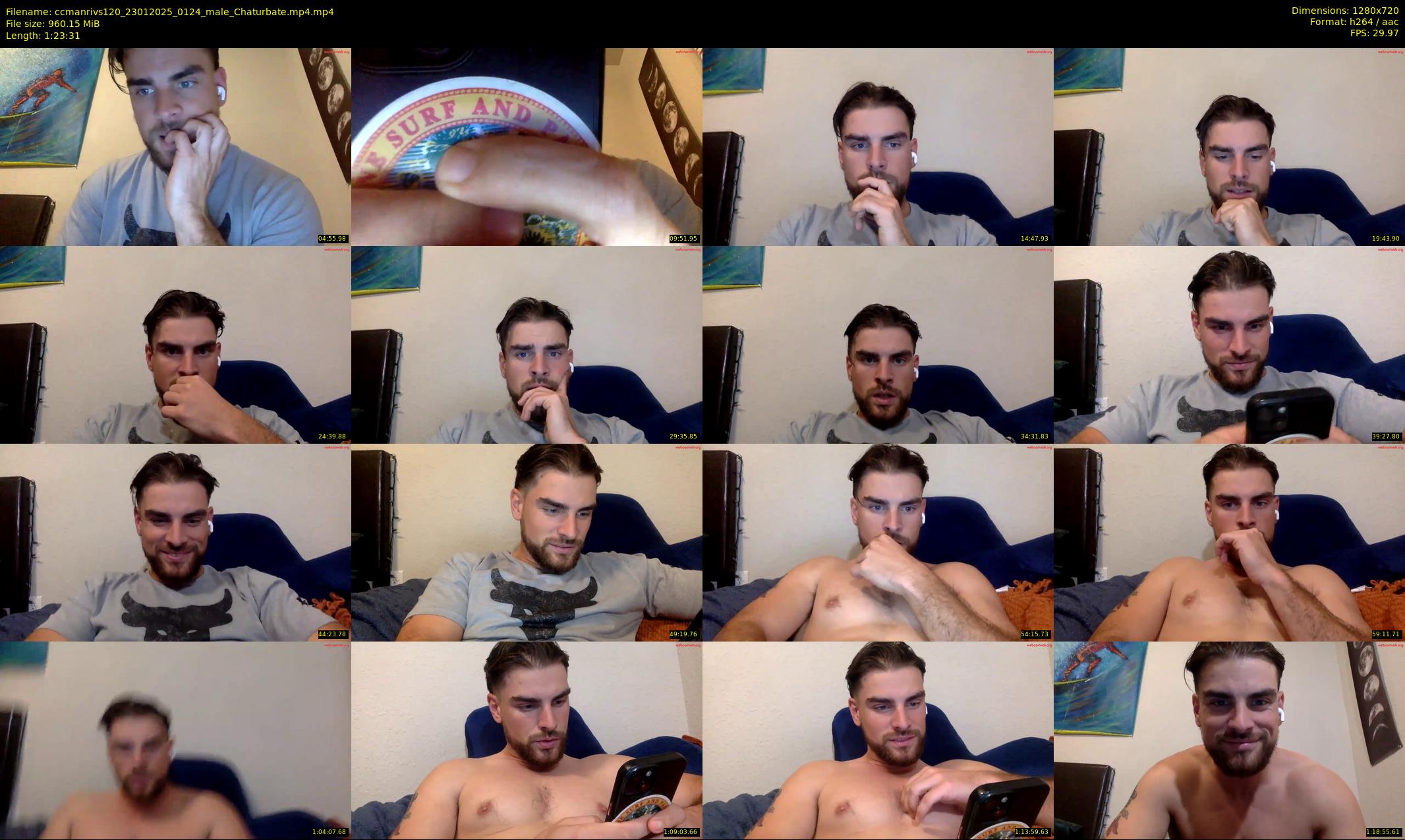 ccmanrivs120 — 84 minute Chaturbate male cam show recording, 720p, Jan 23, 2025