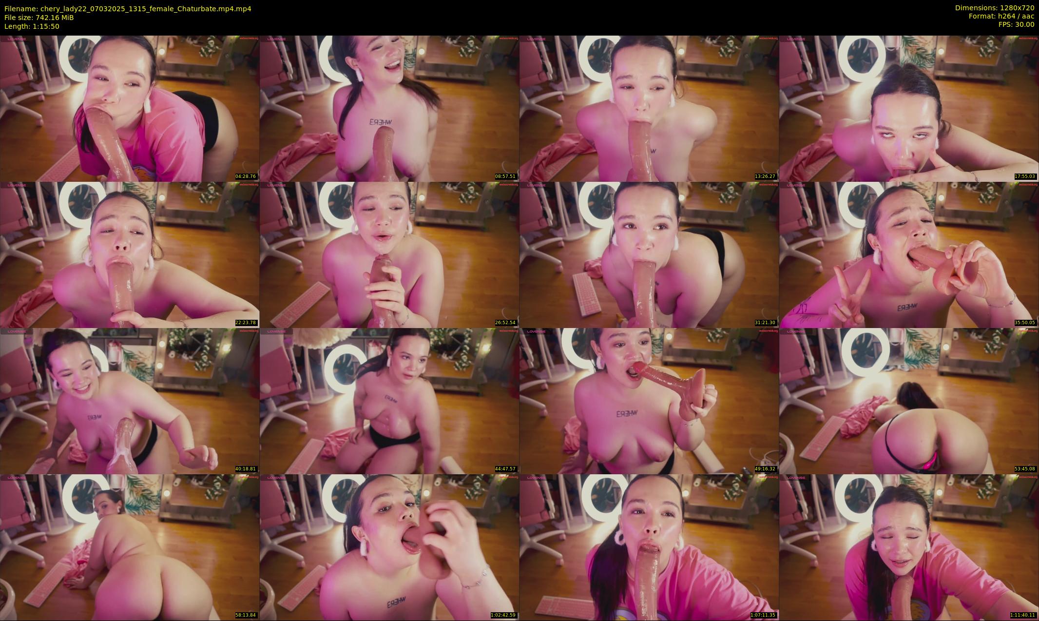 chery_lady22 — 76 minute Chaturbate female cam show recording, 720p, Mar 7, 2025