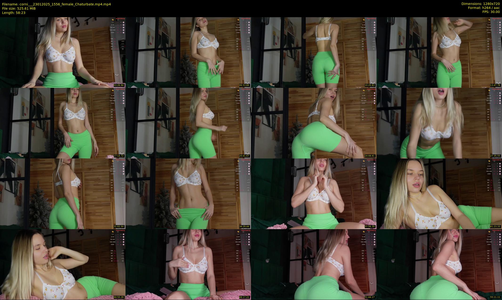 corni__ — 59 minute Chaturbate female cam show recording, 720p, Jan 23, 2025