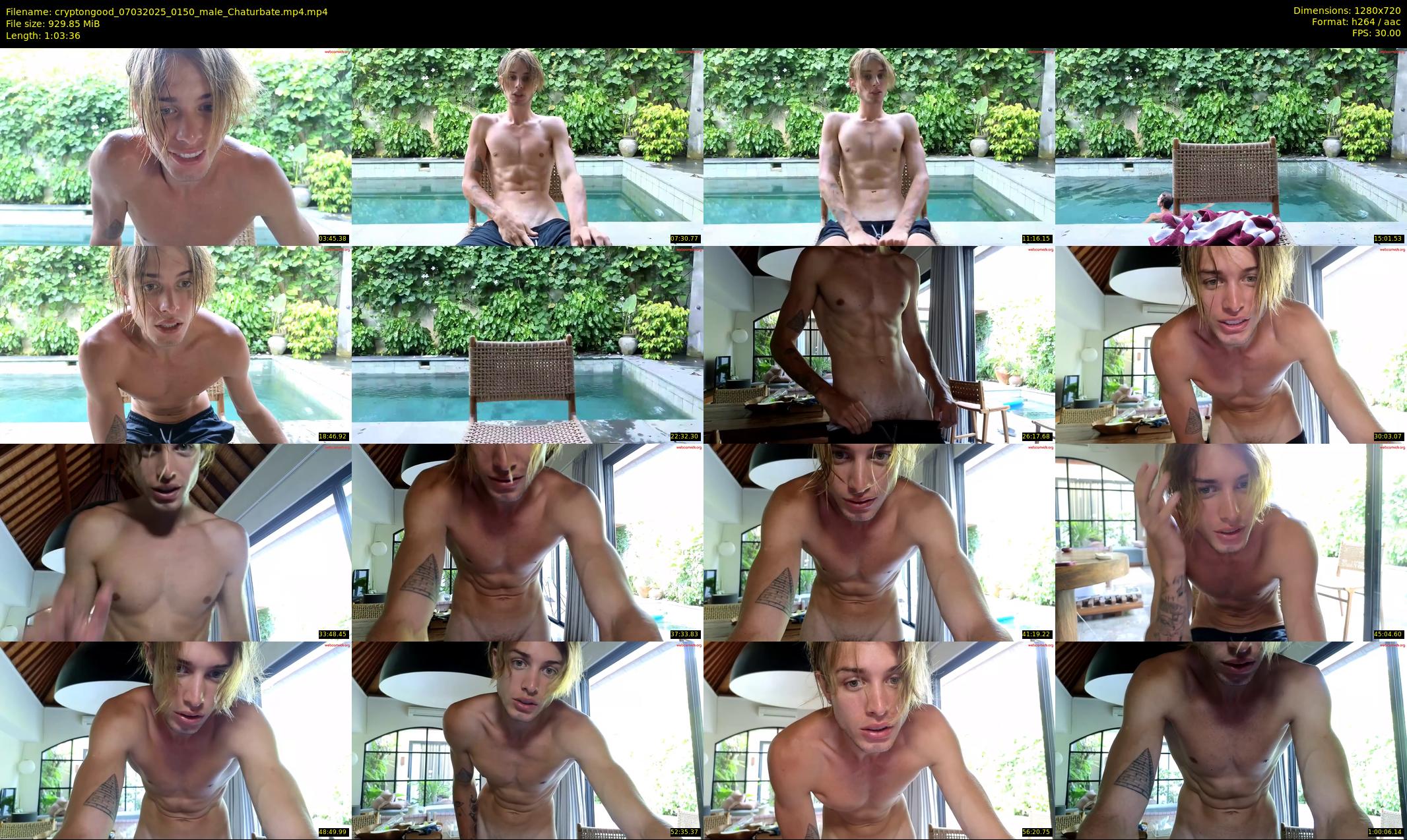 cryptongood — 64 minute Chaturbate male cam show recording, 720p, Mar 7, 2025