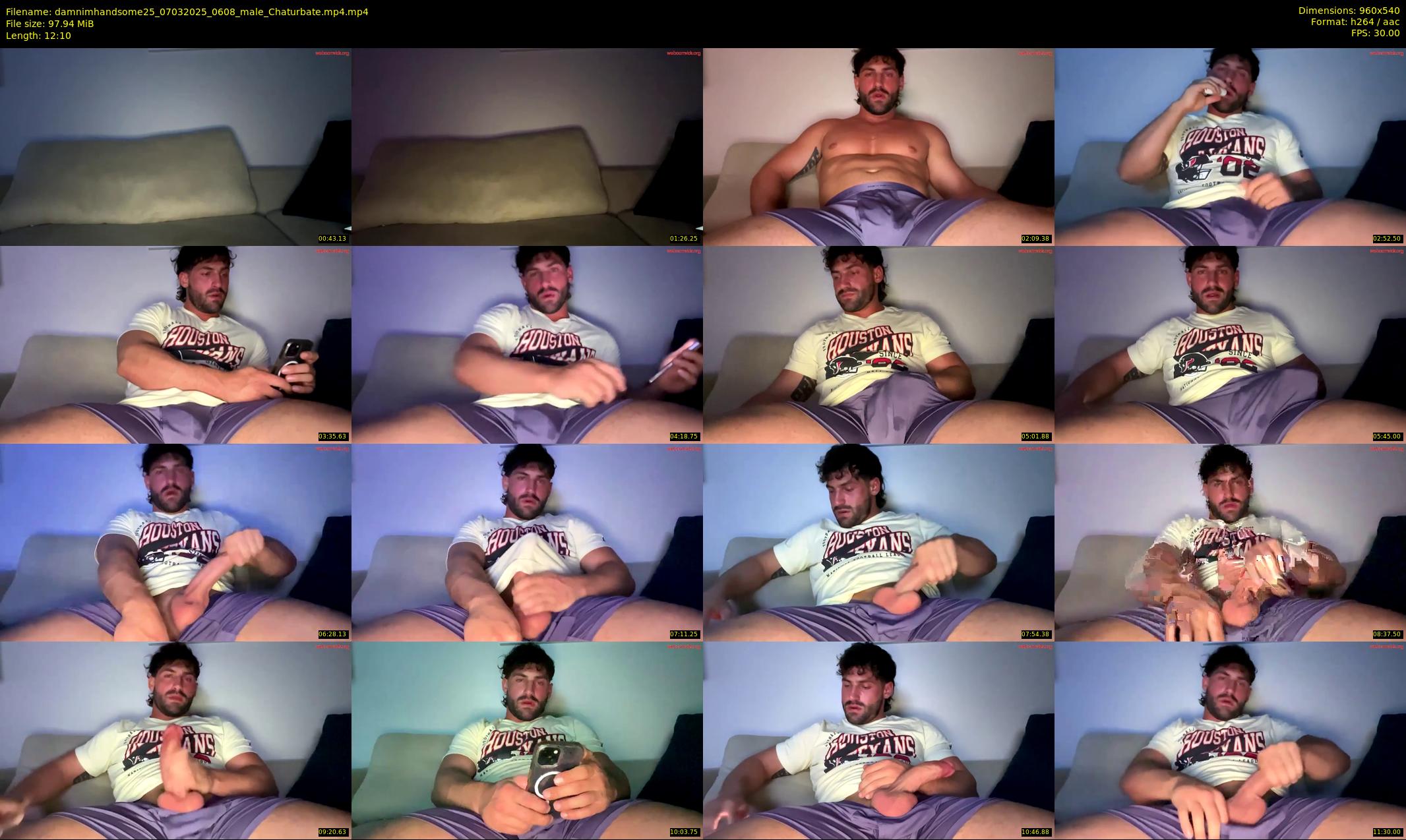 damnimhandsome25 — 13 minute Chaturbate male cam show recording, 480p, Mar 7, 2025