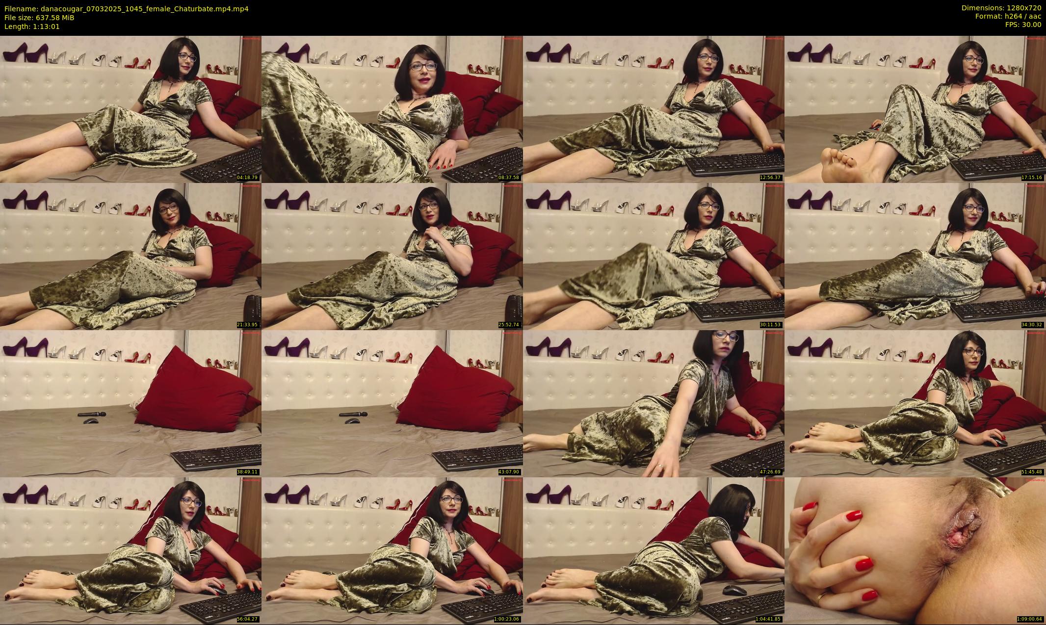 danacougar — 74 minute Chaturbate female cam show recording, 720p, Mar 7, 2025