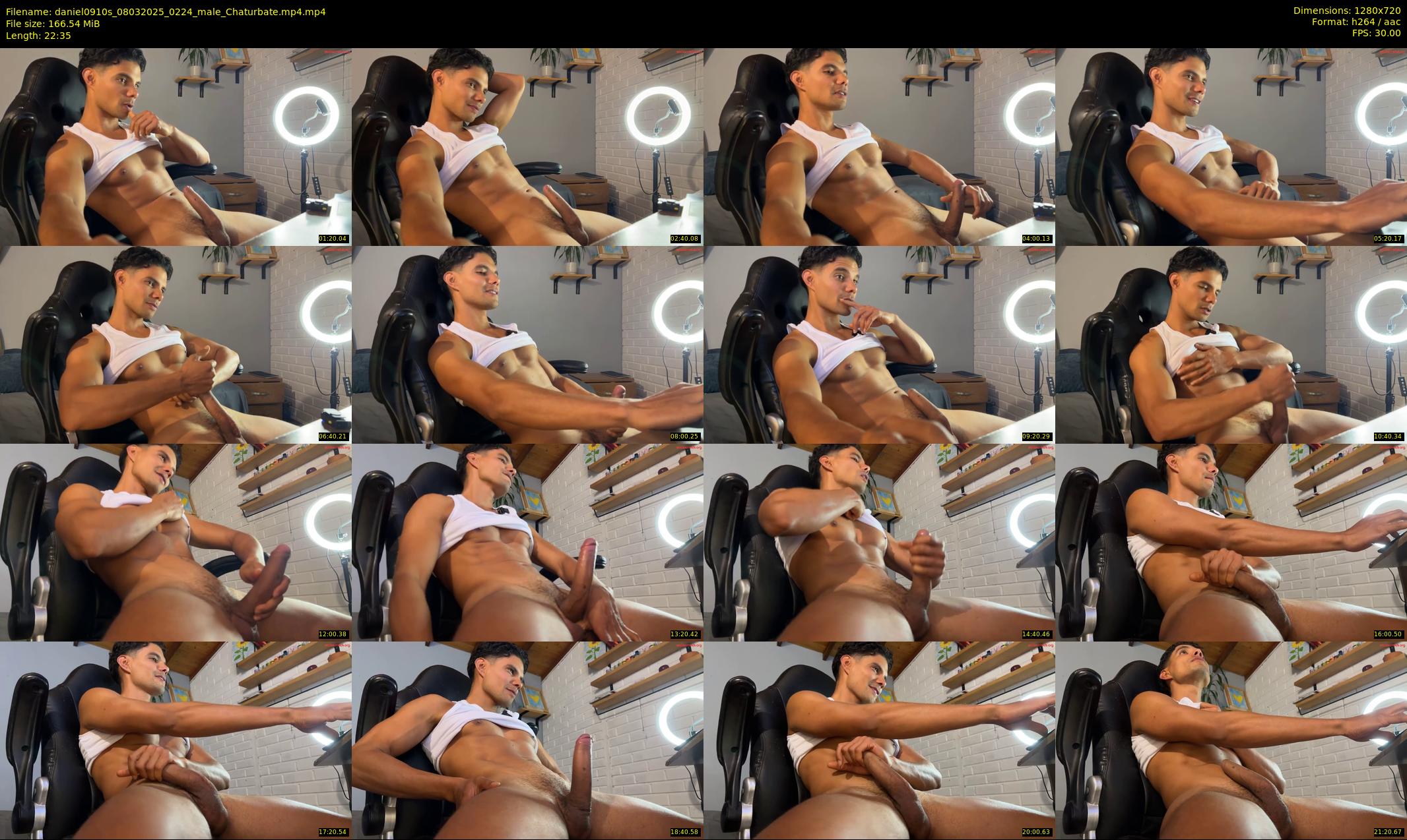 daniel0910s — 23 minute Chaturbate male cam show recording, 720p, Mar 8, 2025