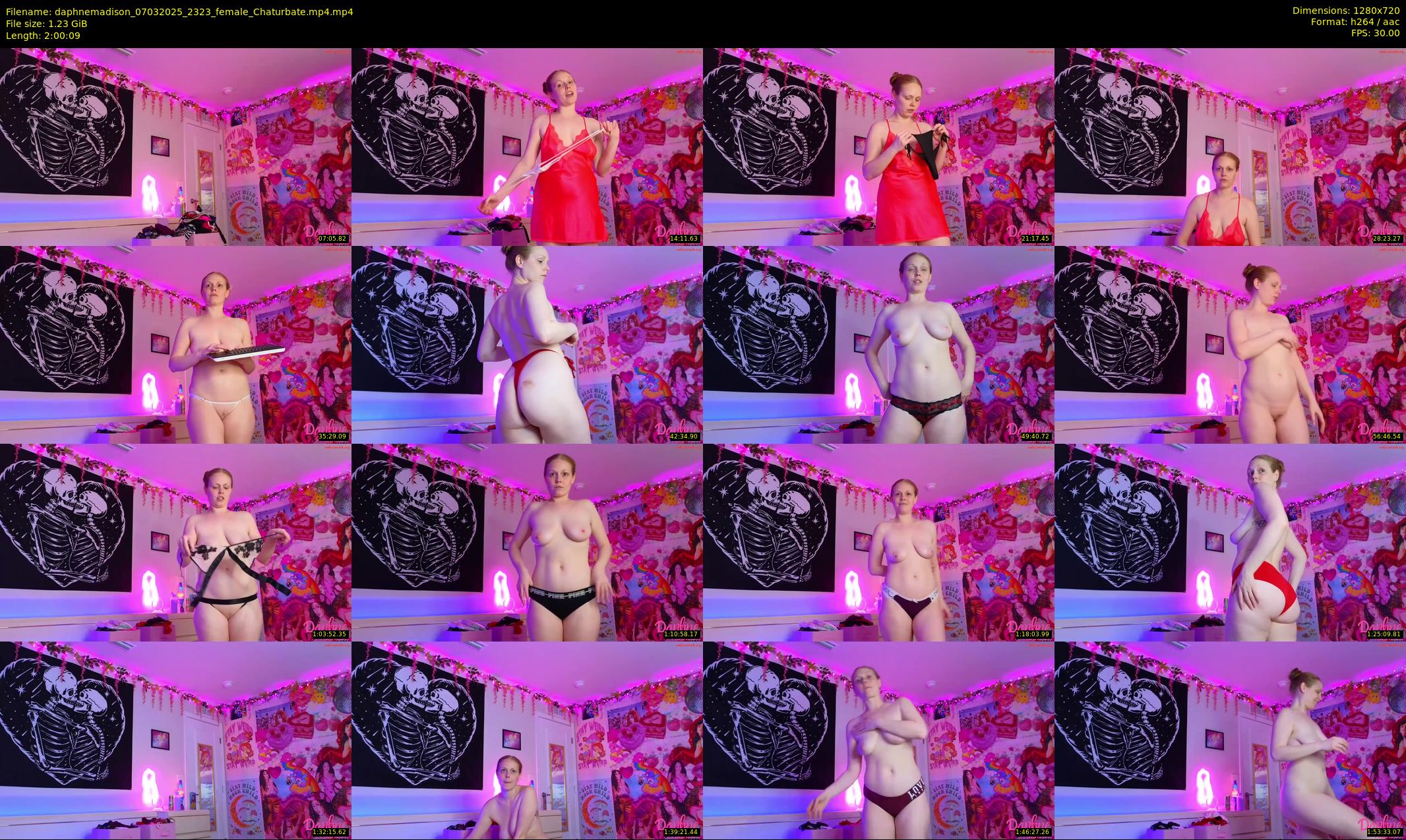 daphnemadison — 121 minute Chaturbate couple cam show recording, 720p, Mar 7, 2025