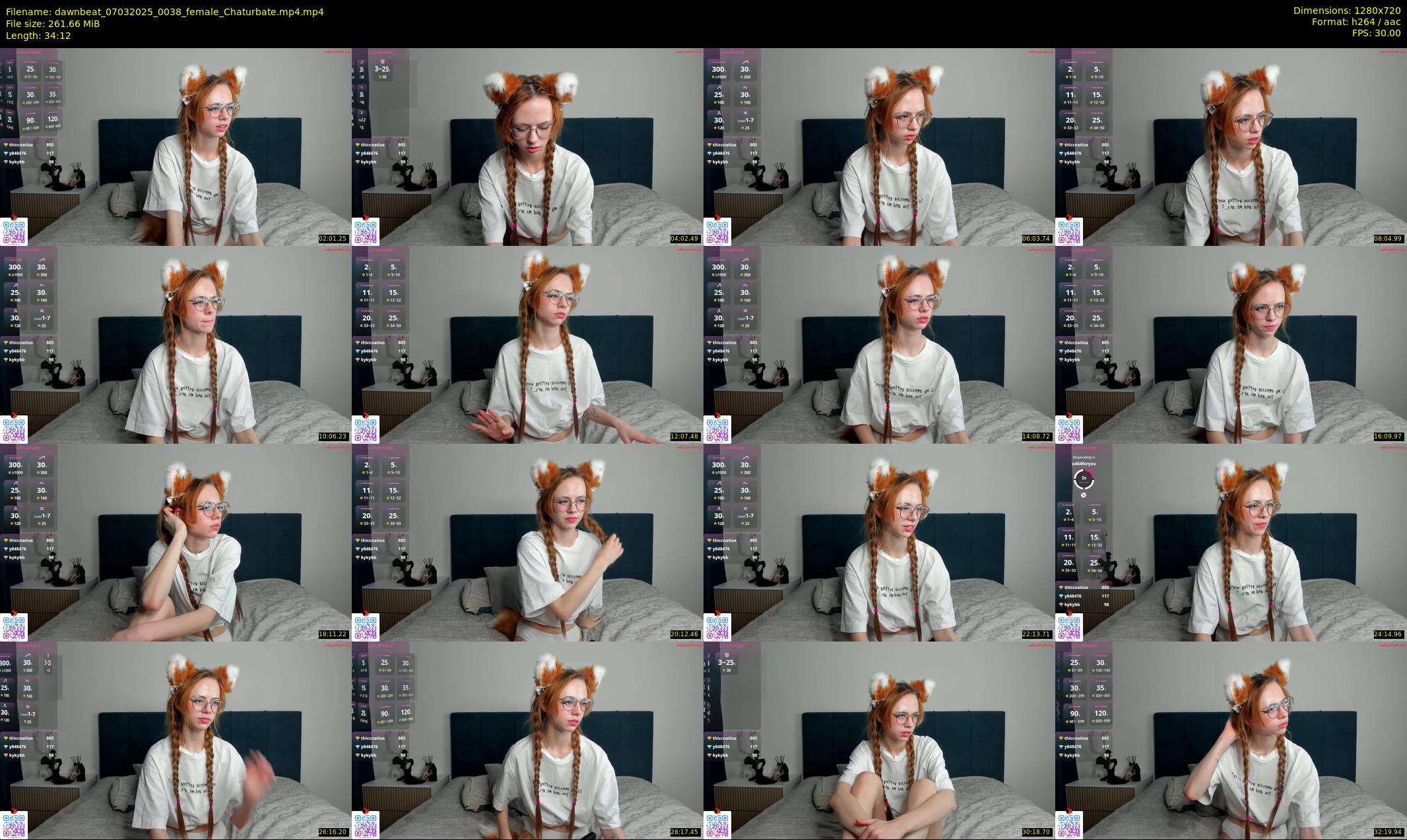 dawnbeat — 35 minute Chaturbate female cam show recording, 720p, Mar 7, 2025