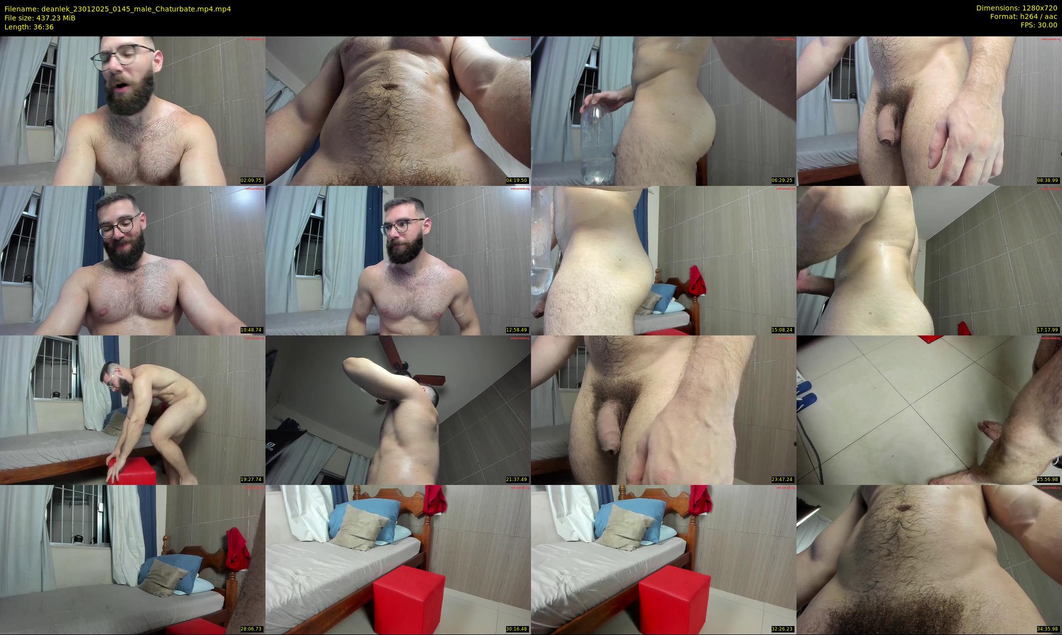 deanlek — 37 minute Chaturbate male cam show recording, 720p, Jan 23, 2025