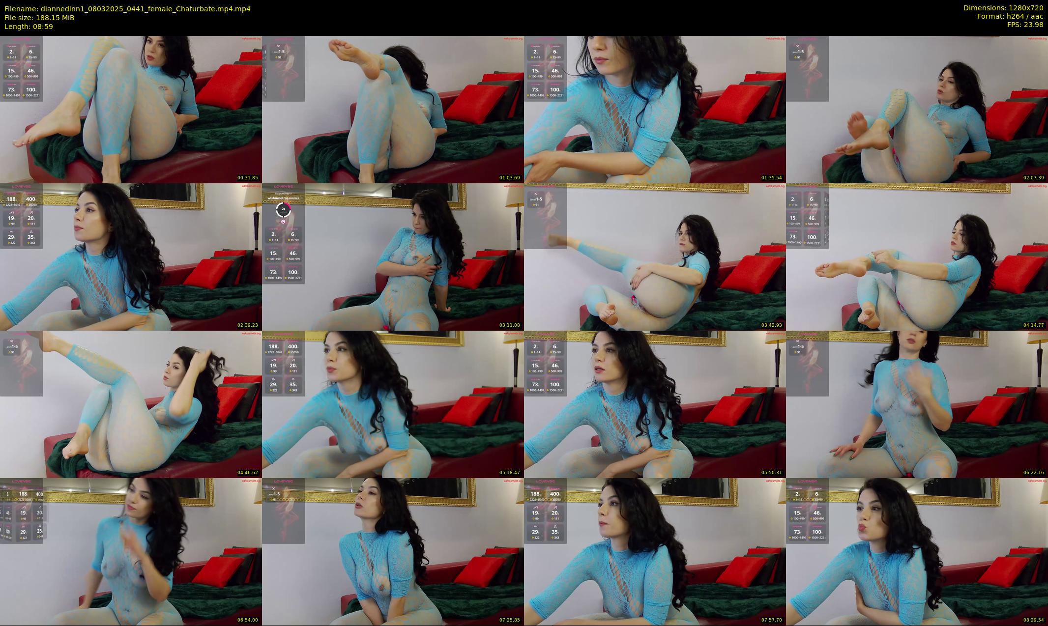 diannedinn1 — 9 minute Chaturbate female cam show recording, 720p, Mar 8, 2025