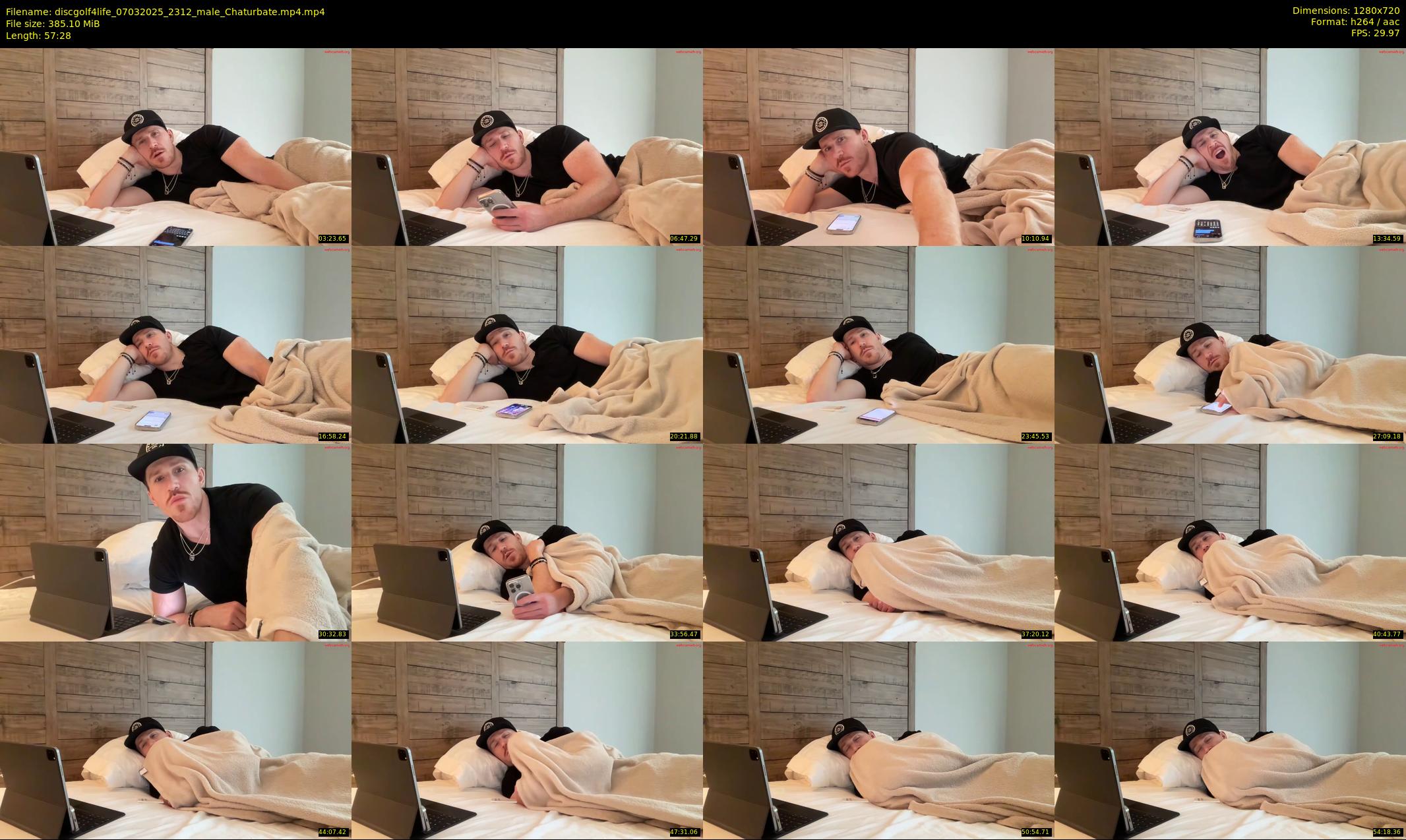 discgolf4life — 58 minute Chaturbate male cam show recording, 720p, Mar 7, 2025