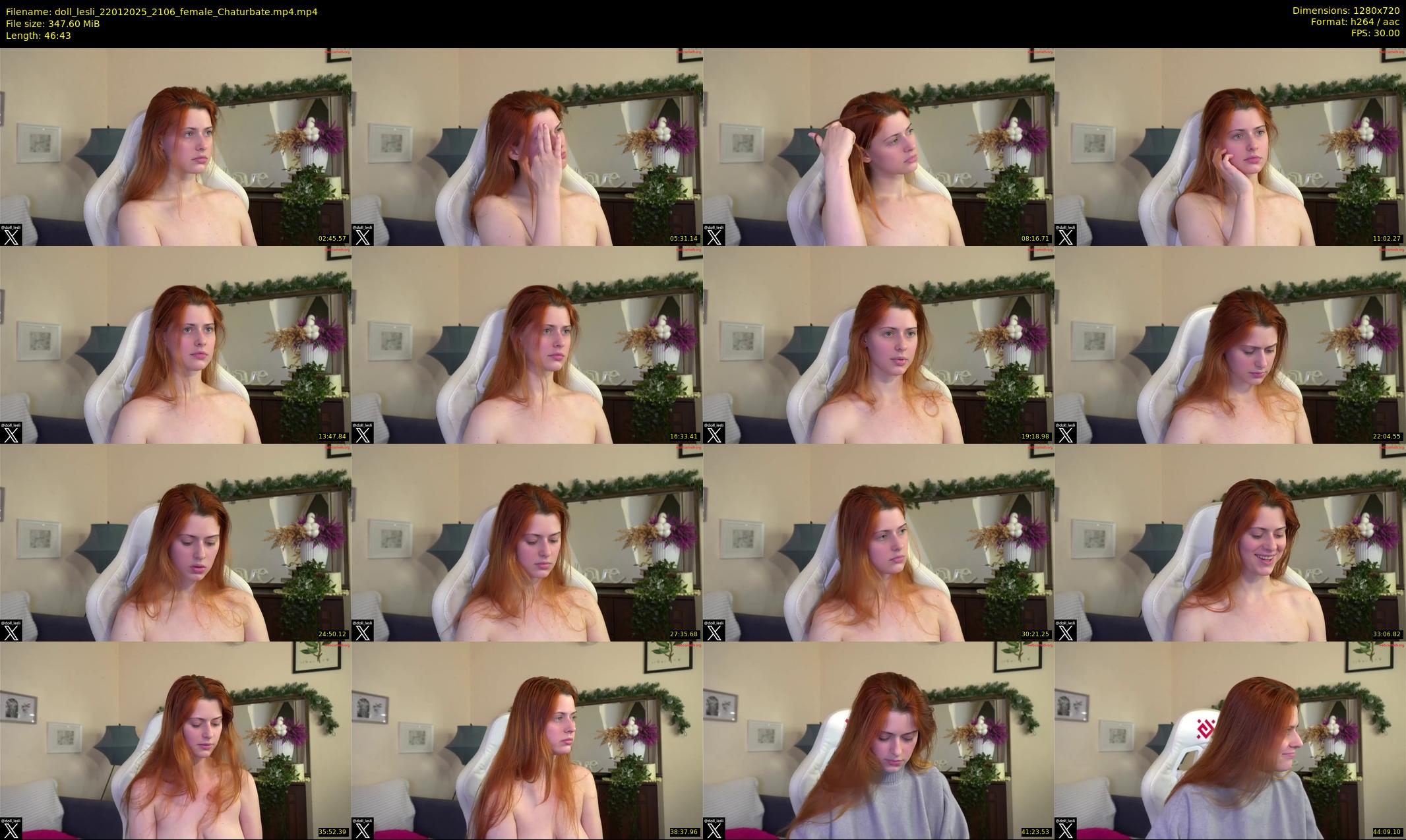 doll_lesli — 47 minute Chaturbate female cam show recording, 720p, Jan 22, 2025