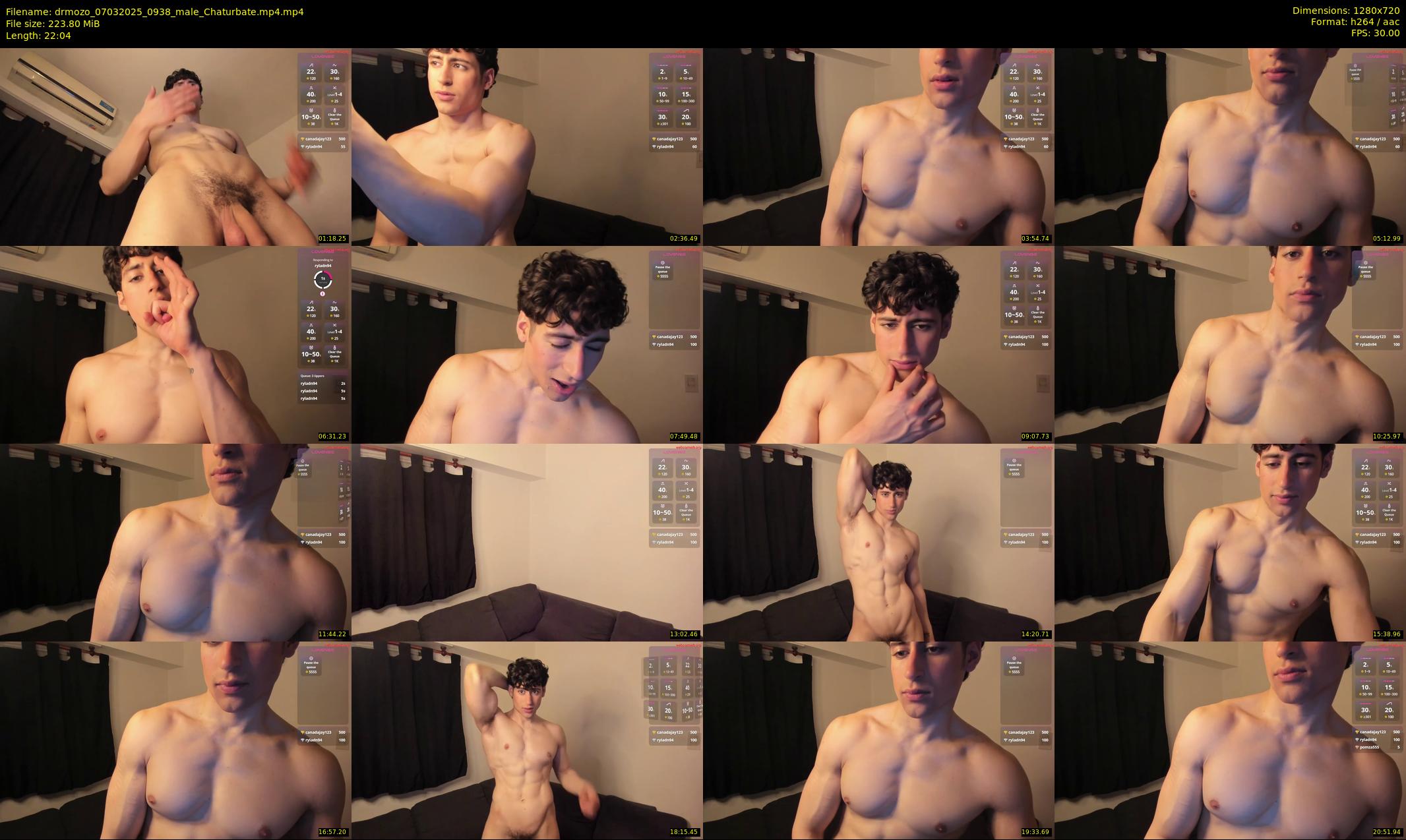 drmozo — 23 minute Chaturbate male cam show recording, 720p, Mar 7, 2025