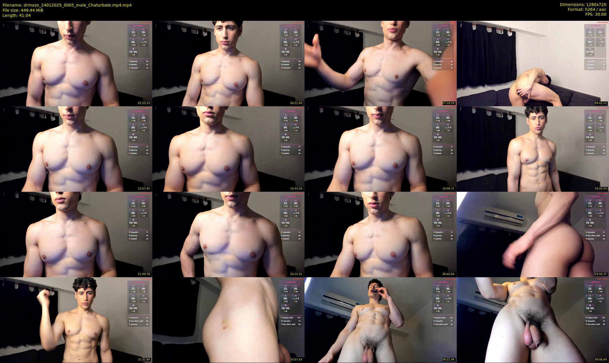 drmozo — 42 minute Chaturbate male cam show recording, 720p, Jan 24, 2025